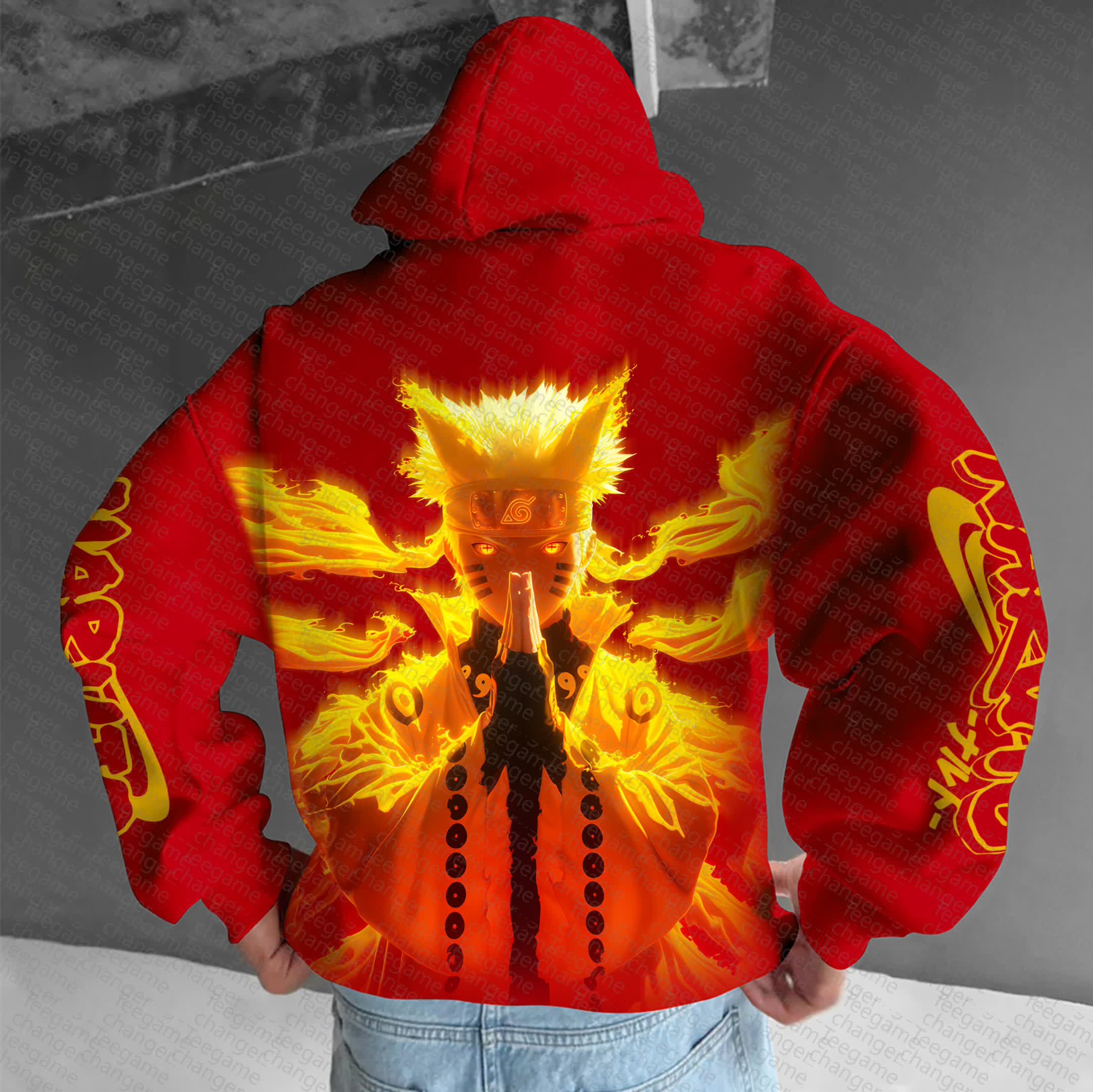 Unisex  Anime Graphic Streetwear Vintage Hoodie