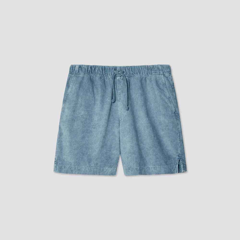 Save Khaki United - Short Velours - Bleu
