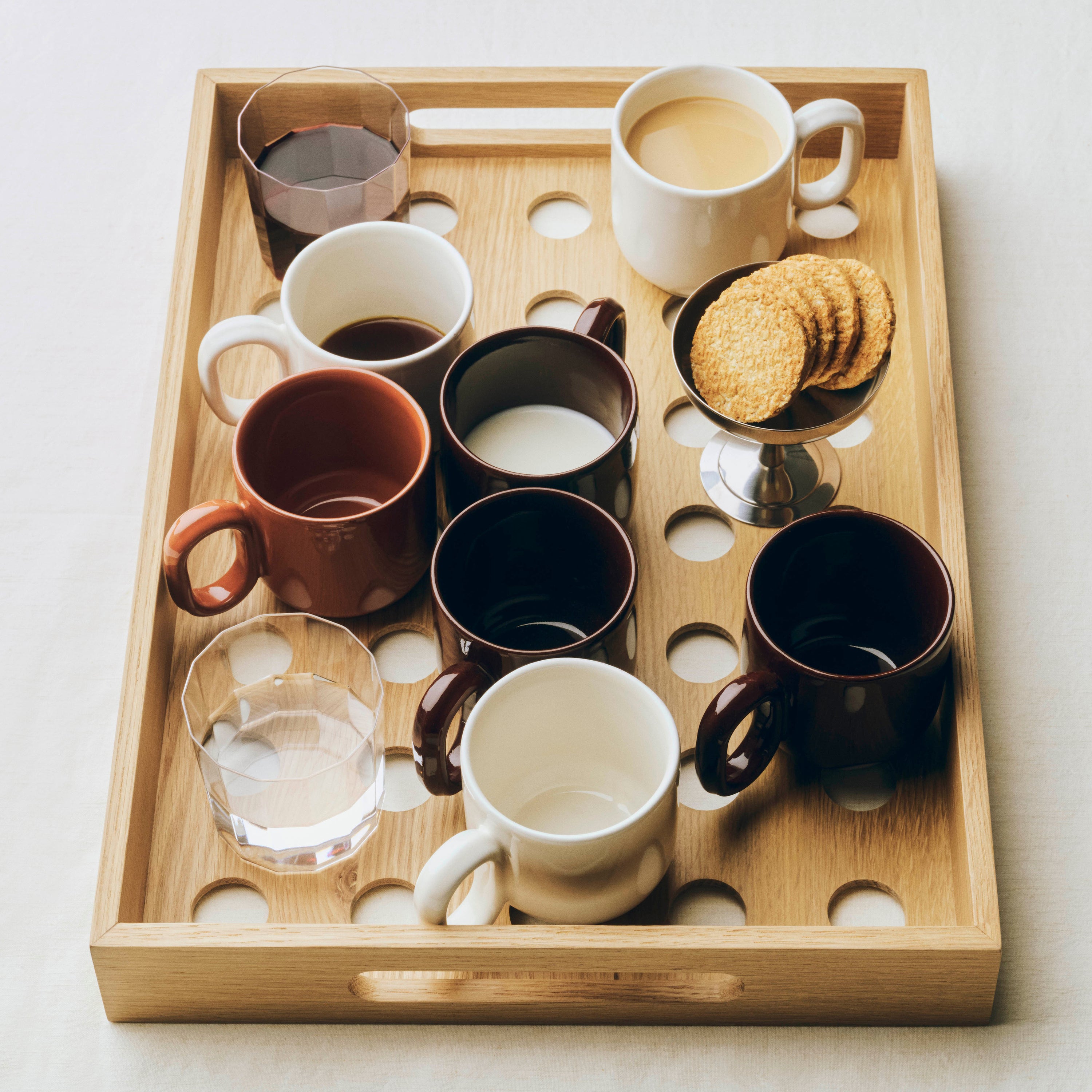 HAY Terrazza Dot Dienblad - Natural Oak