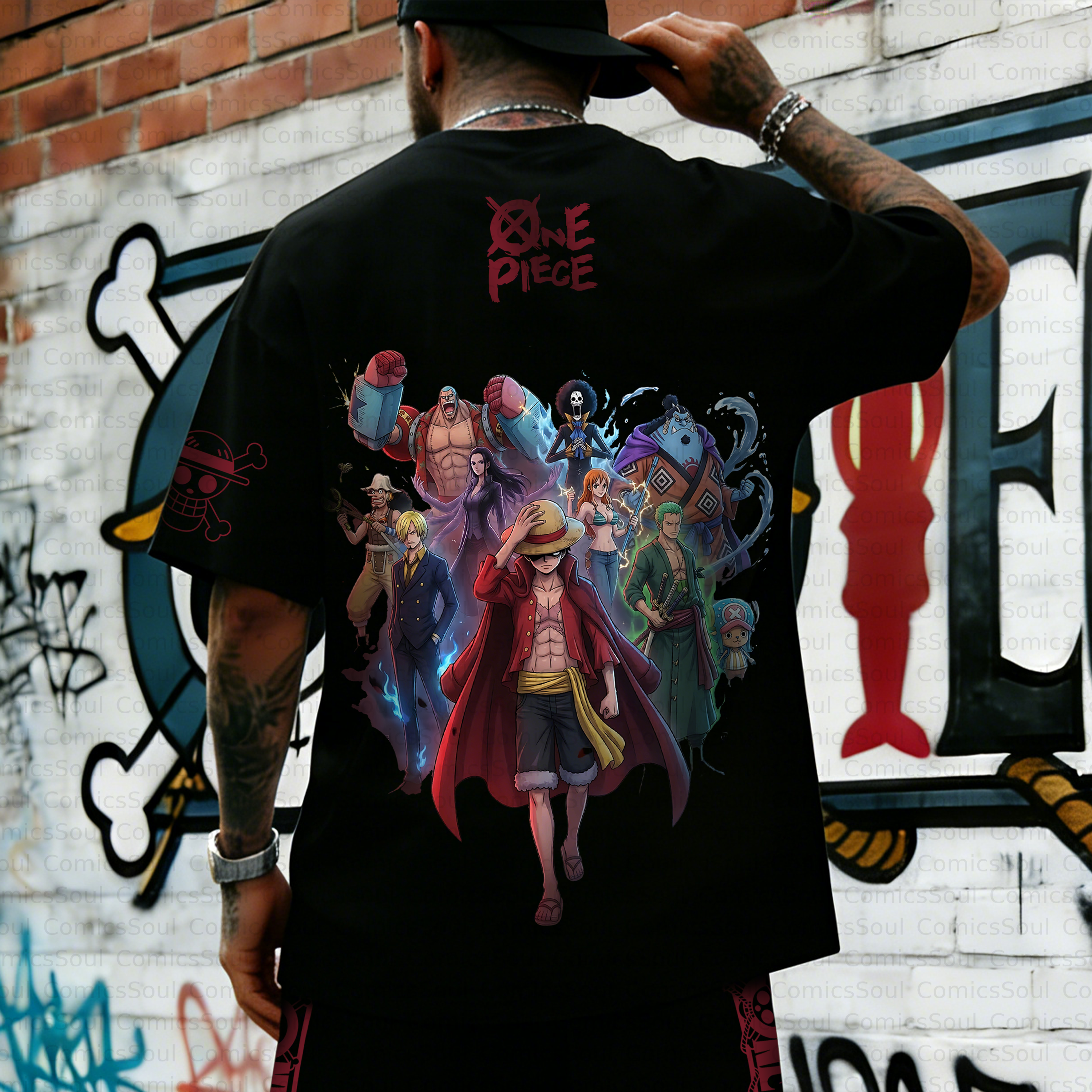 Unisex Anime Inspired Vintage T-Shirt