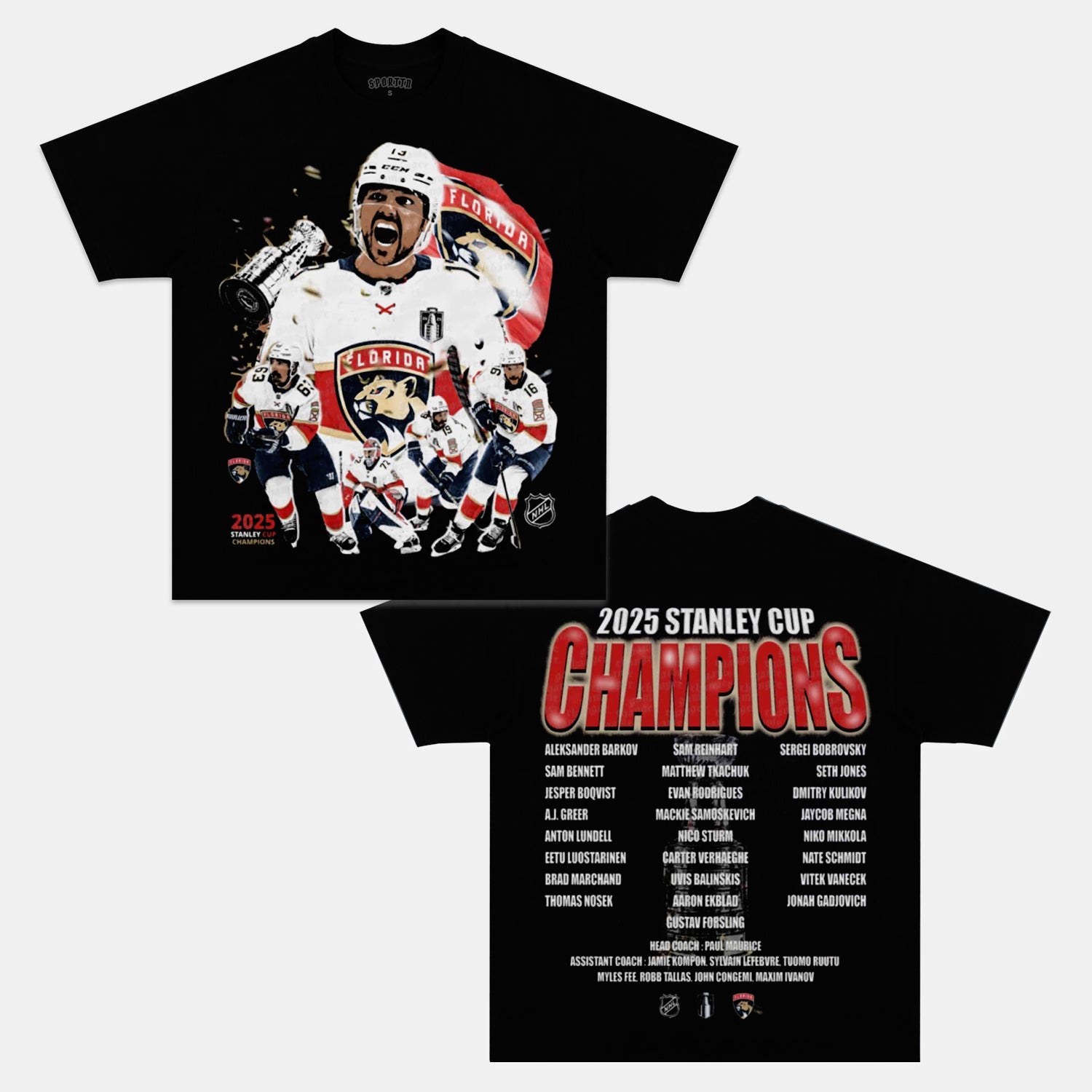 2025 STANLEY CUP CHAMPS TEE 6.19