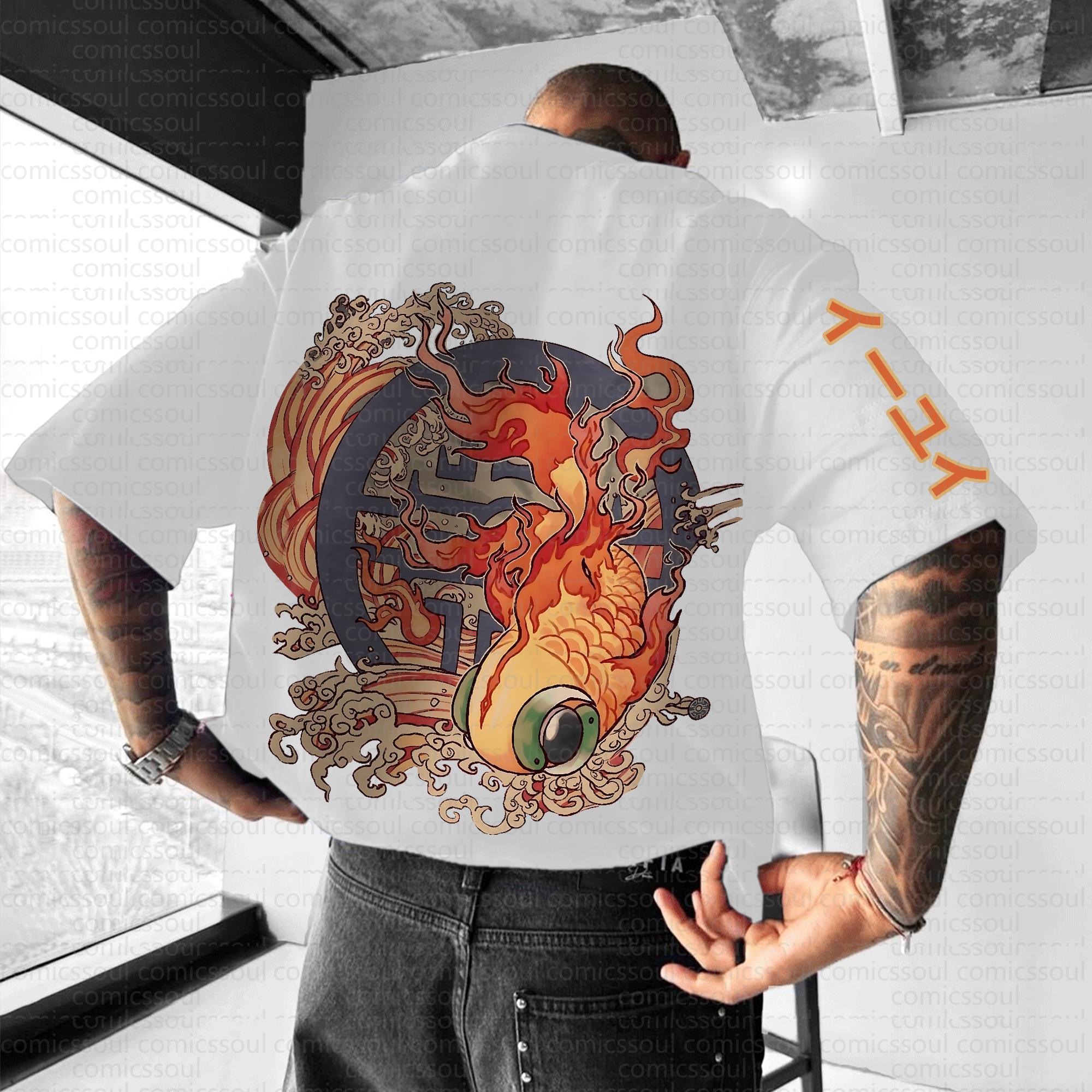 Unisex Anime Inspired Vintage T-Shirt | Comicssoul