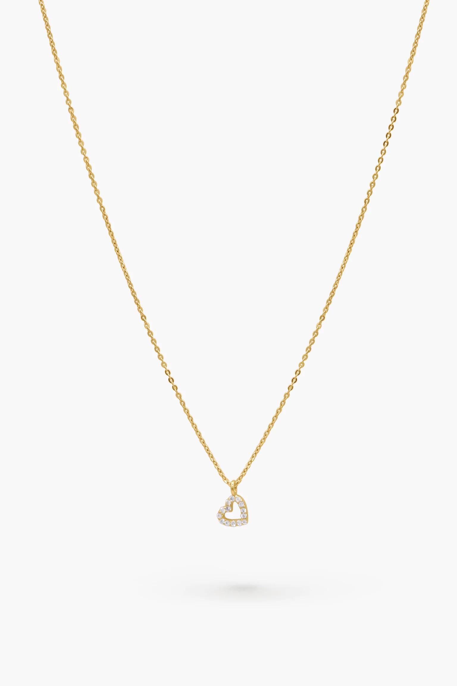 diamond heart necklace