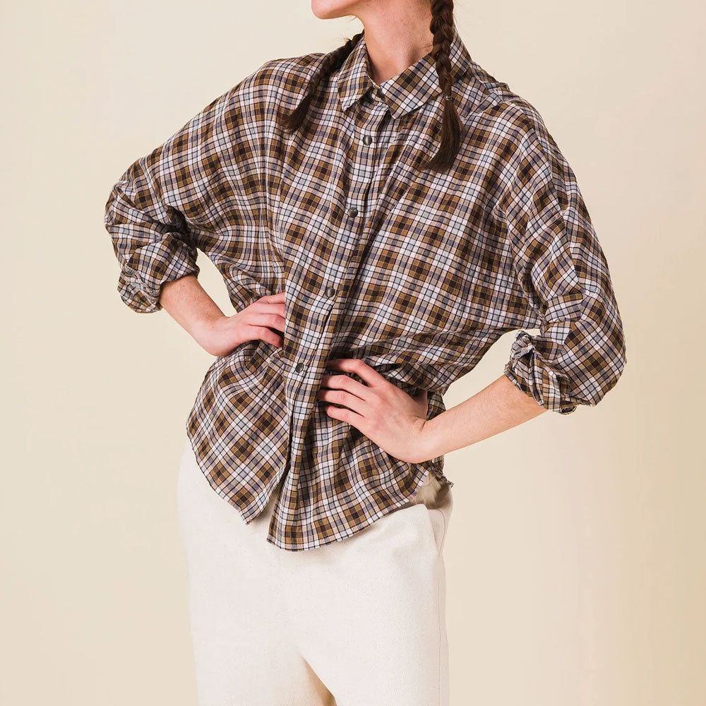 Sixsoeurs - Chemise Neil - Kaki & Rose
