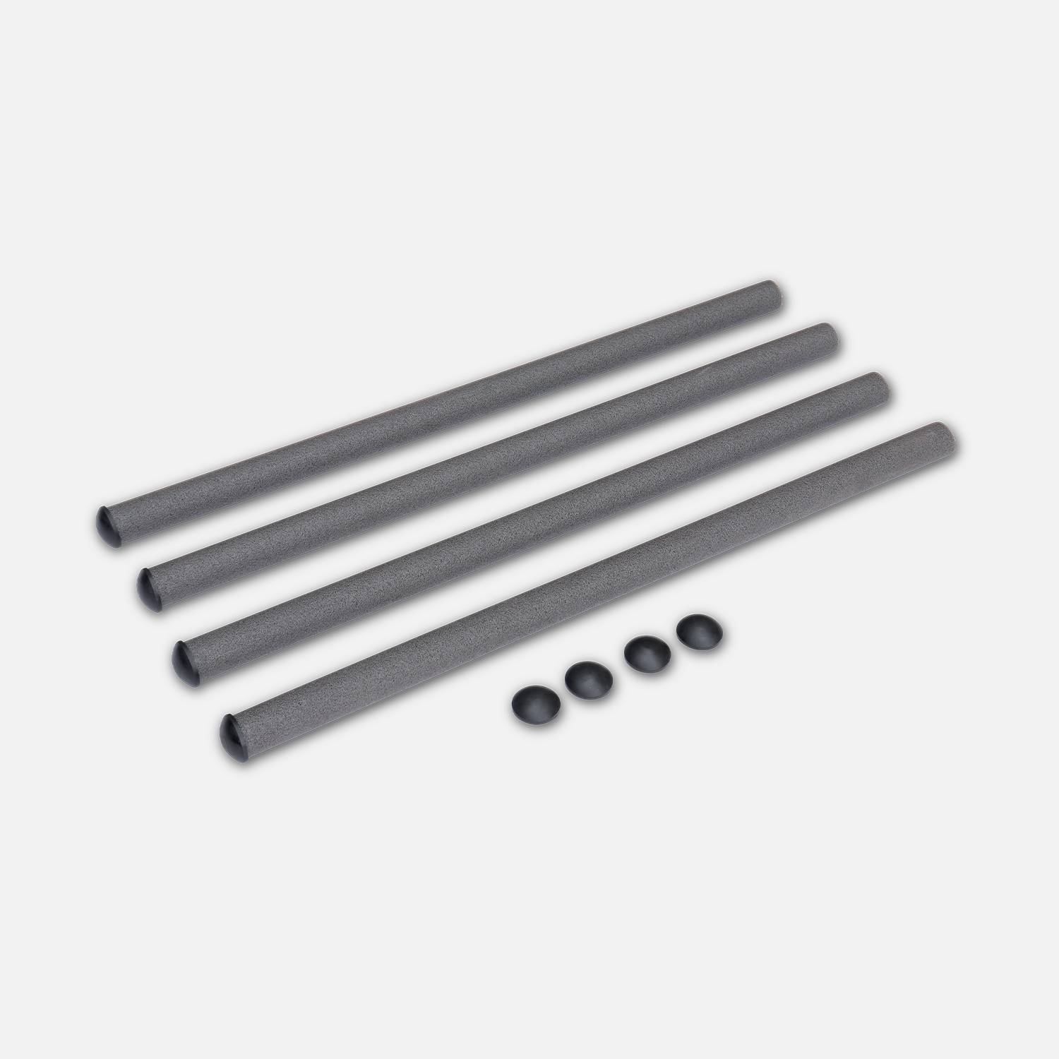 Kit de 4 postes superiores para camas elásticas - Poste superior para la red de la cama elástica, set de 4