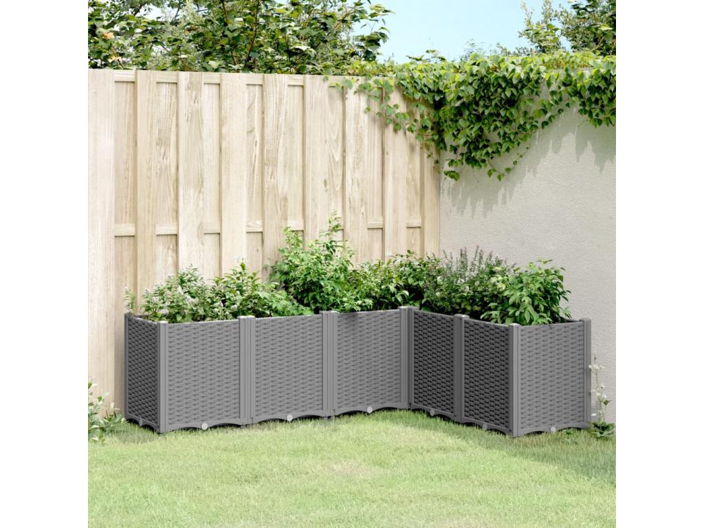 Decoratodo PP gris claro 160x120x53 cm