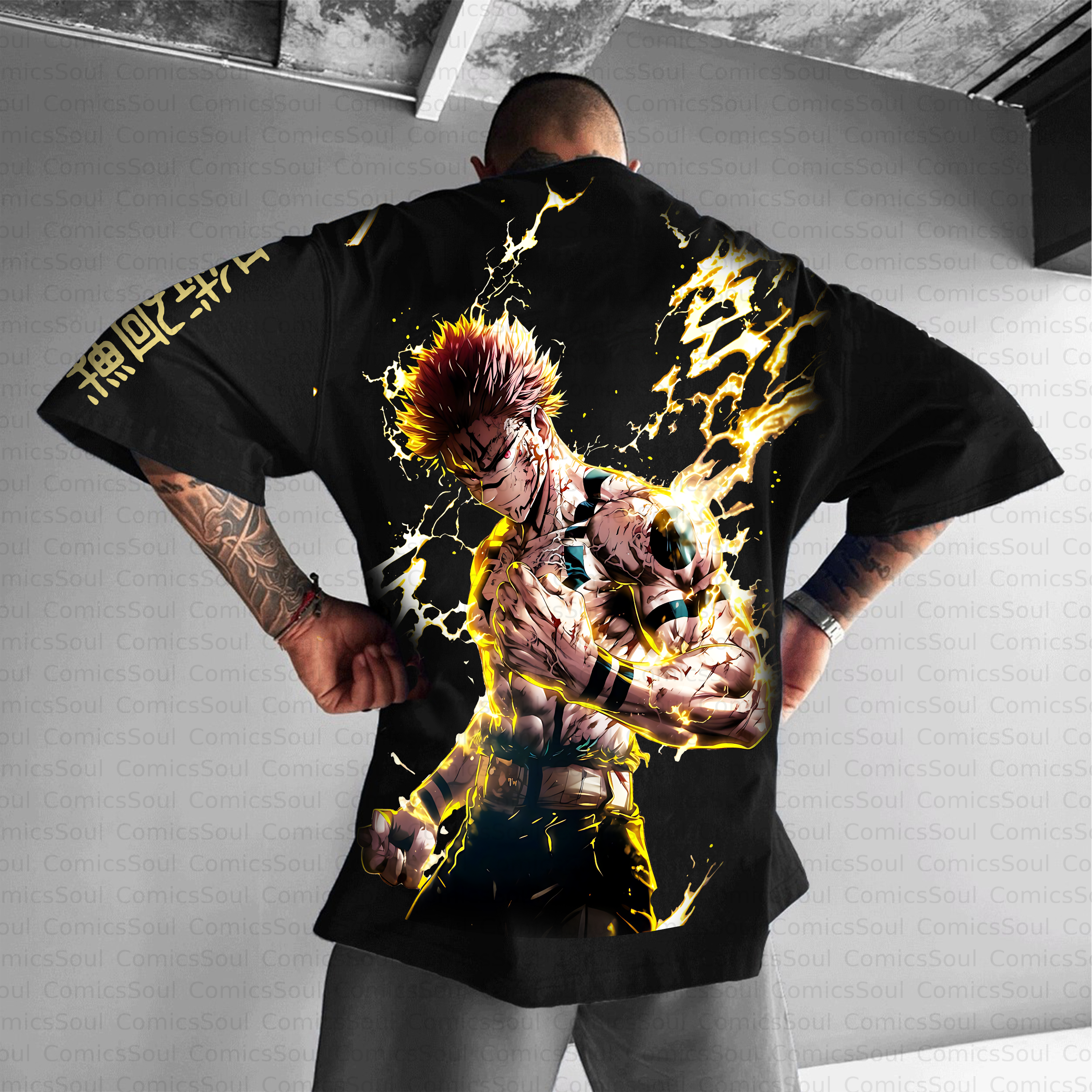 Unisex Anime Inspired Vintage T-Shirt