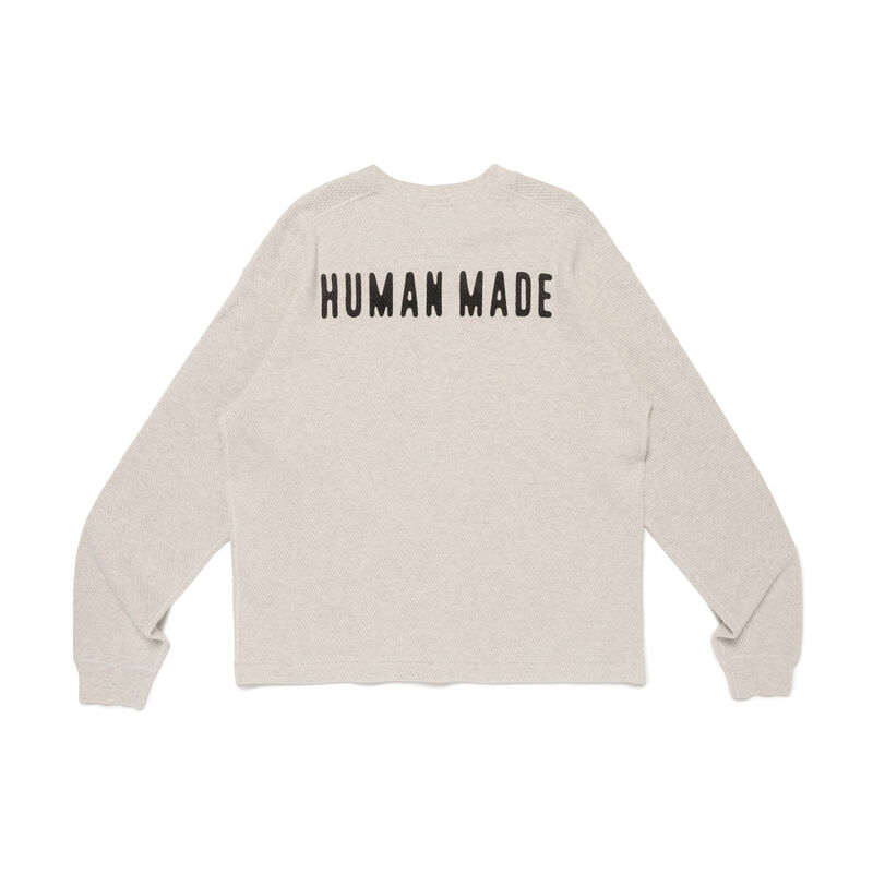 HUMAN MADE HENLEY NECK SHIRT