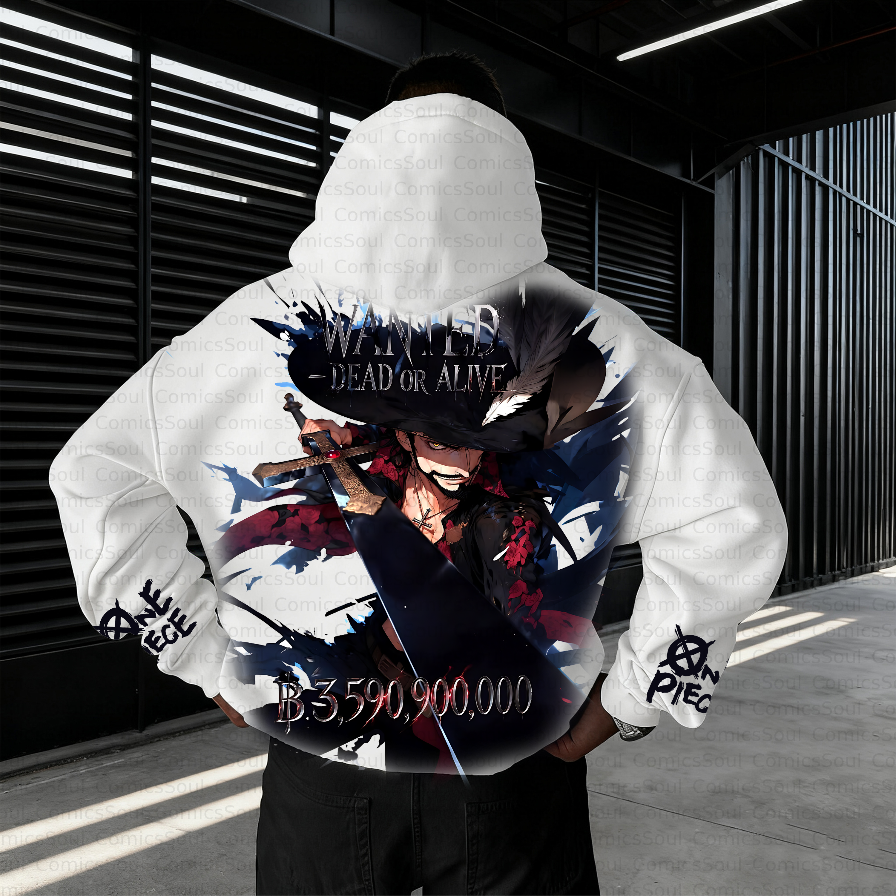 Unisex Anime Inspired Vintage Plush Hoodie
