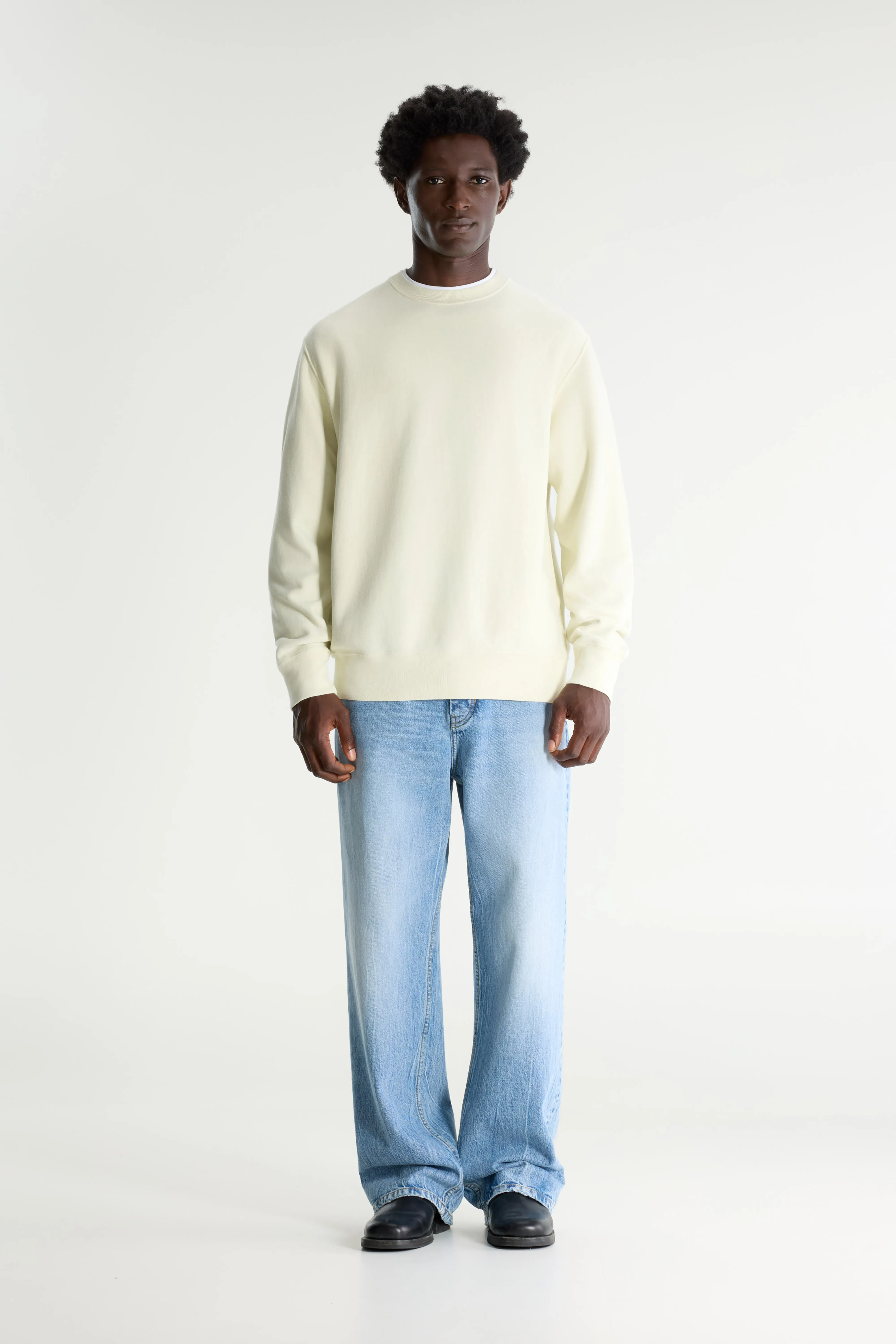 Bellerose Flake crewneck sweatshirt (261 / M / BUTTER)