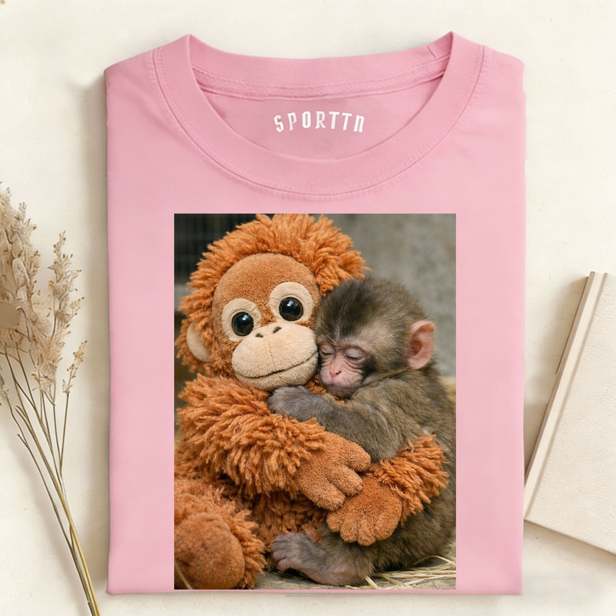 Punch-kun Monkey Meme Graphic T-shirt