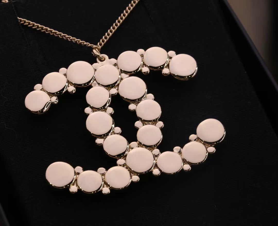 Chanel Big Double C Pendant Sweater Necklace - Original Replica Club