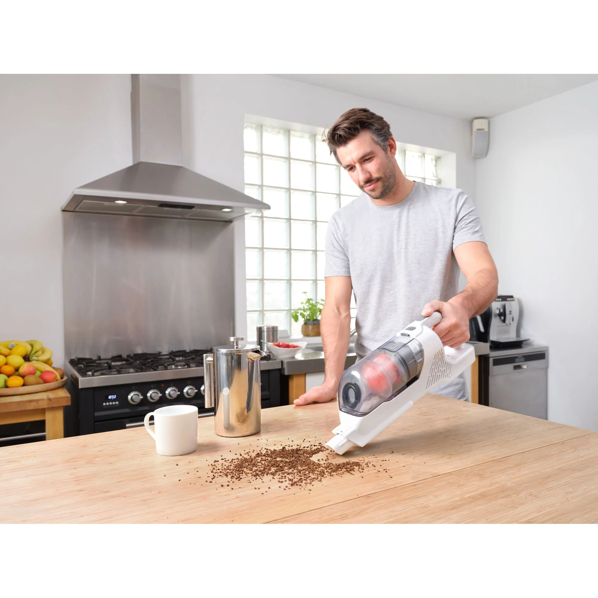 BLACK+DECKER POWERSERIES+ 20V MAX Cordless Stick Vacuum, with Anti-Tangle Brush Bar, Convertible to Handheld, 44 Minute Run-Time, BHFEA520J - Image 16