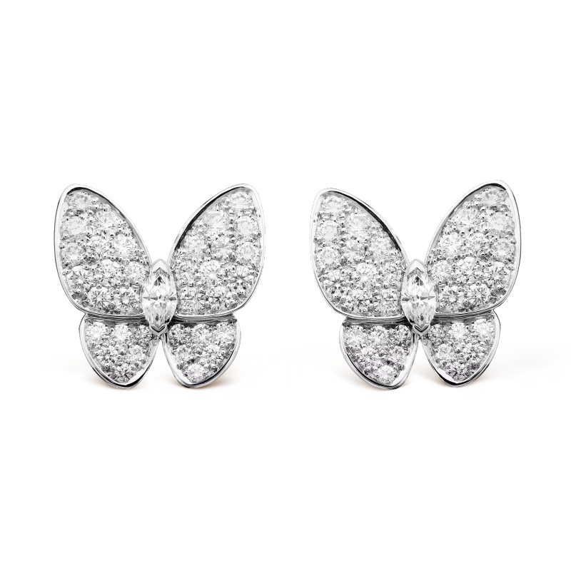 Replicate Two Butterfly earrings(1:1 replica) - Original Replica Club