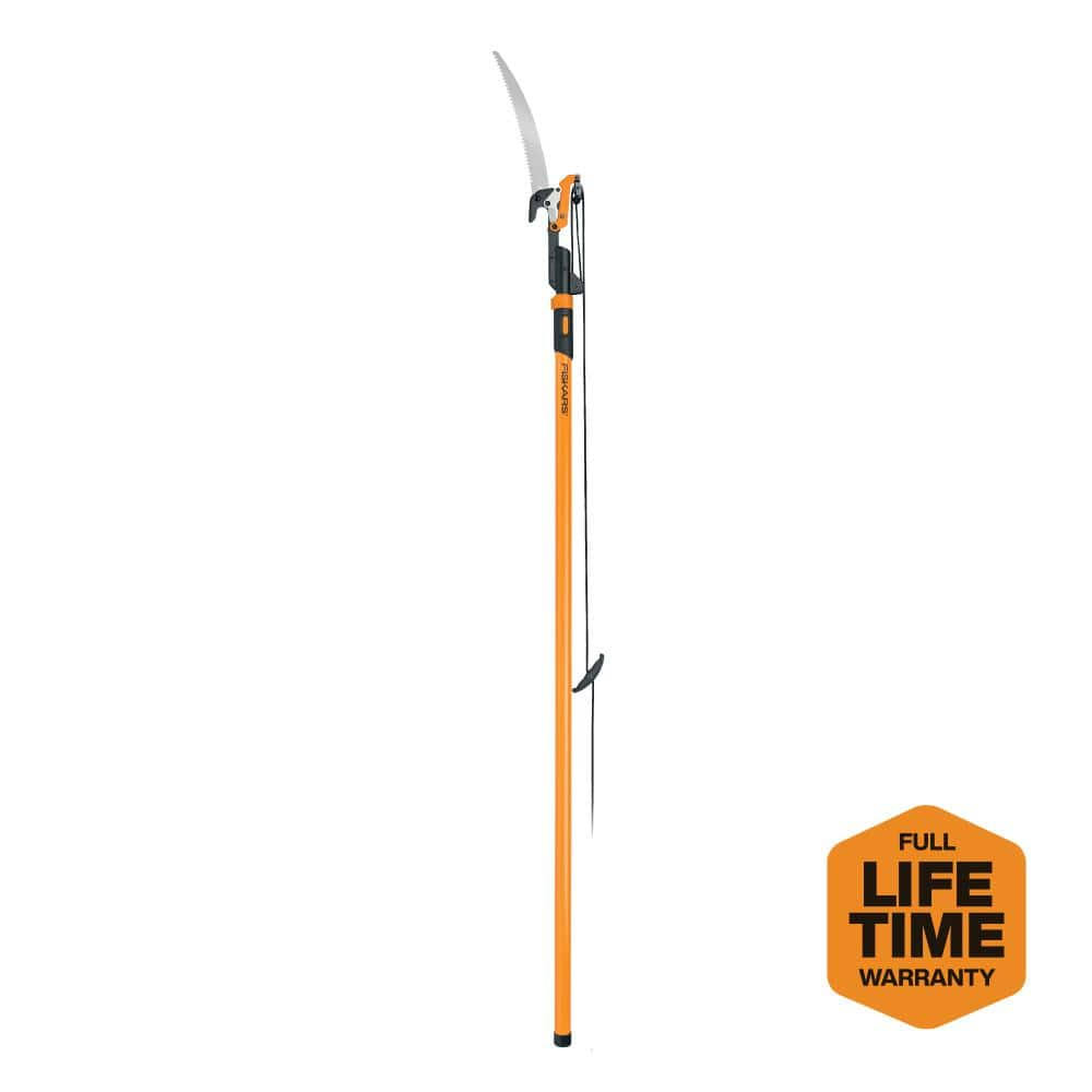 Fiskars Power-Lever Extendable Pole Saw Tree Pruner