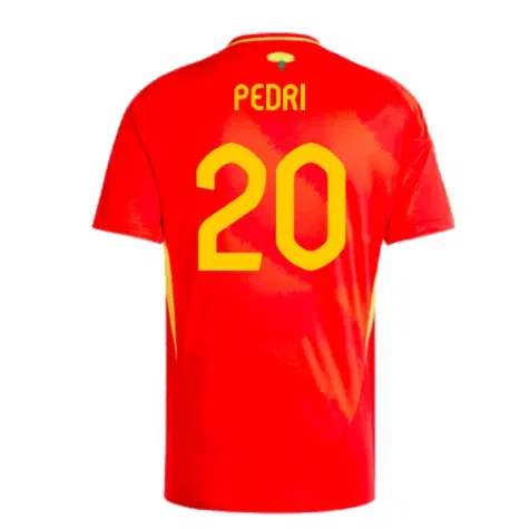 Kid's PEDRI Spain 2024/25 Home Shirt