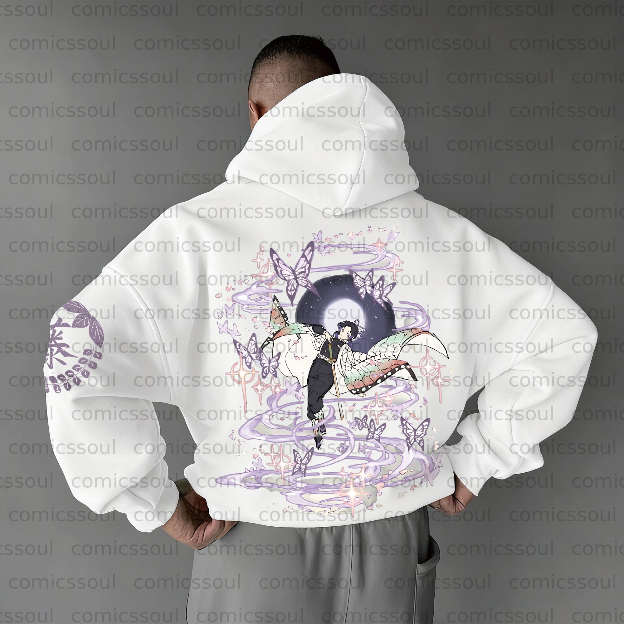 Unisex Anime Graphic Streetwear Vintage Plush Hoodie