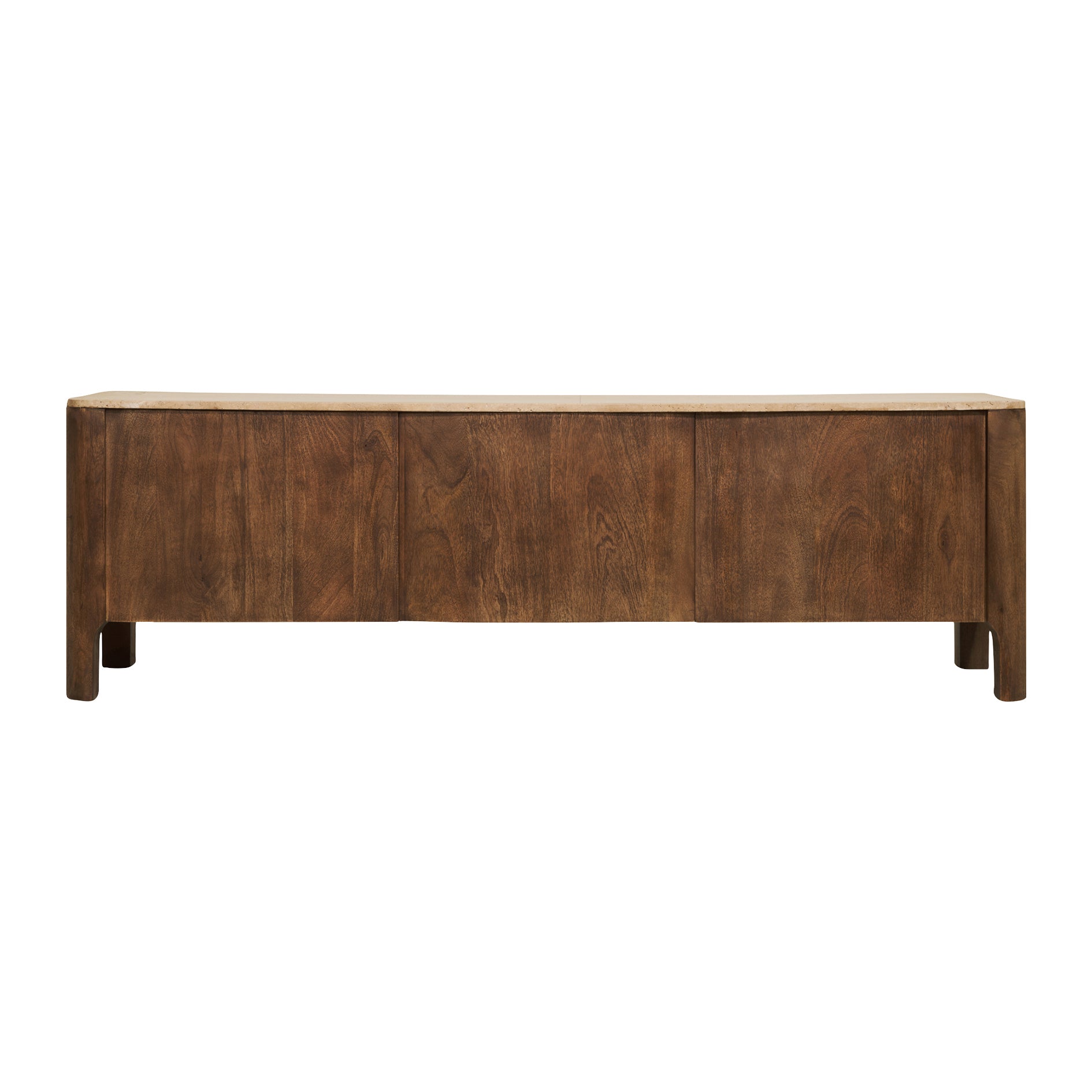 Blokker Brato Tv-meubel met Marmeren Blad B 175 cm - Mangohout