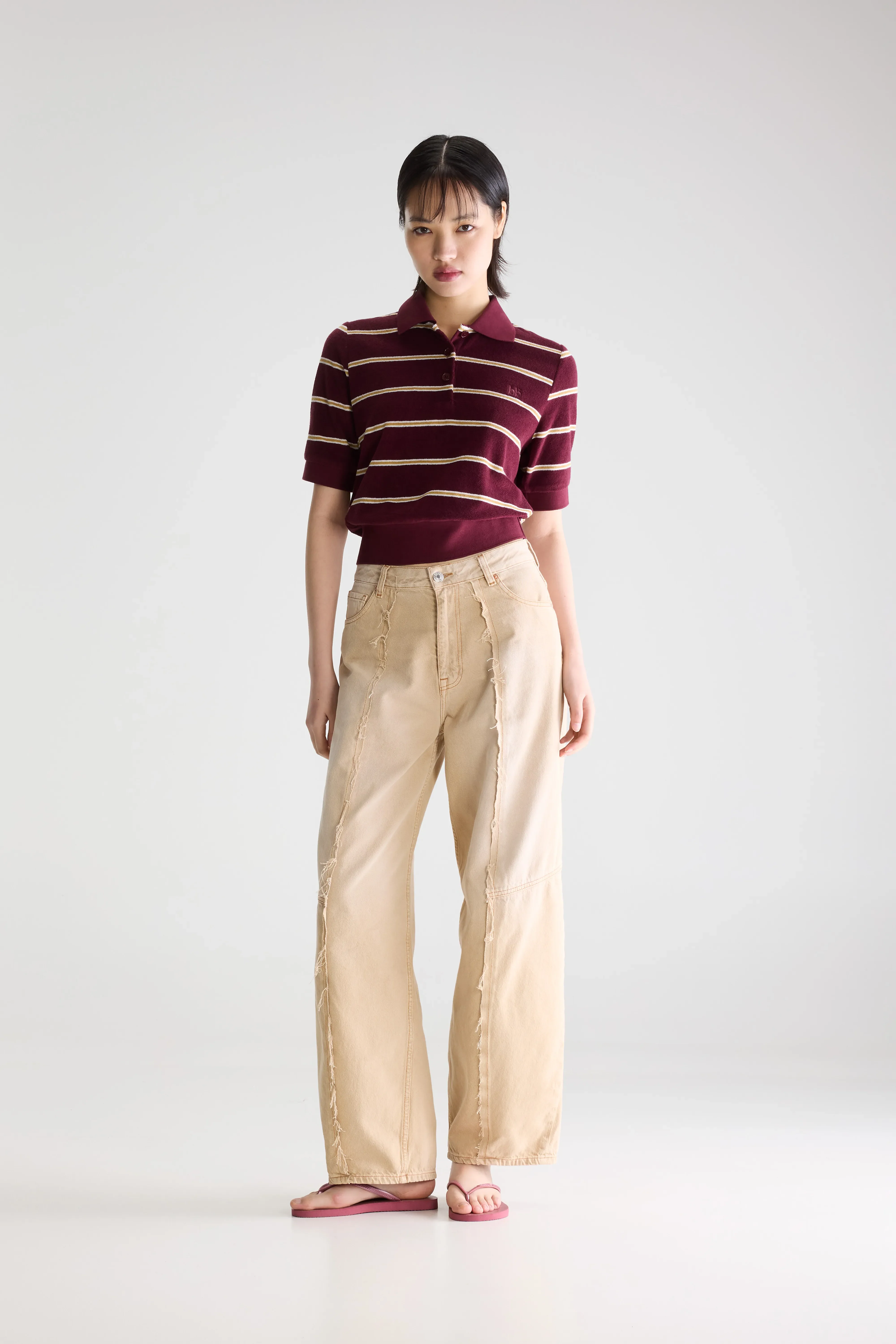 Bellerose Crixus terry polo (261 / W / STRIPE A)