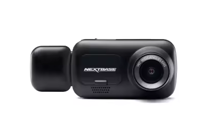 Nextbase 222X Compact Dual Dash Cam Front & Rear 2.5" HD IPS Screen, 1080p Full HD, 6 Layer Lens, Black, 0.17 lbs assembled.