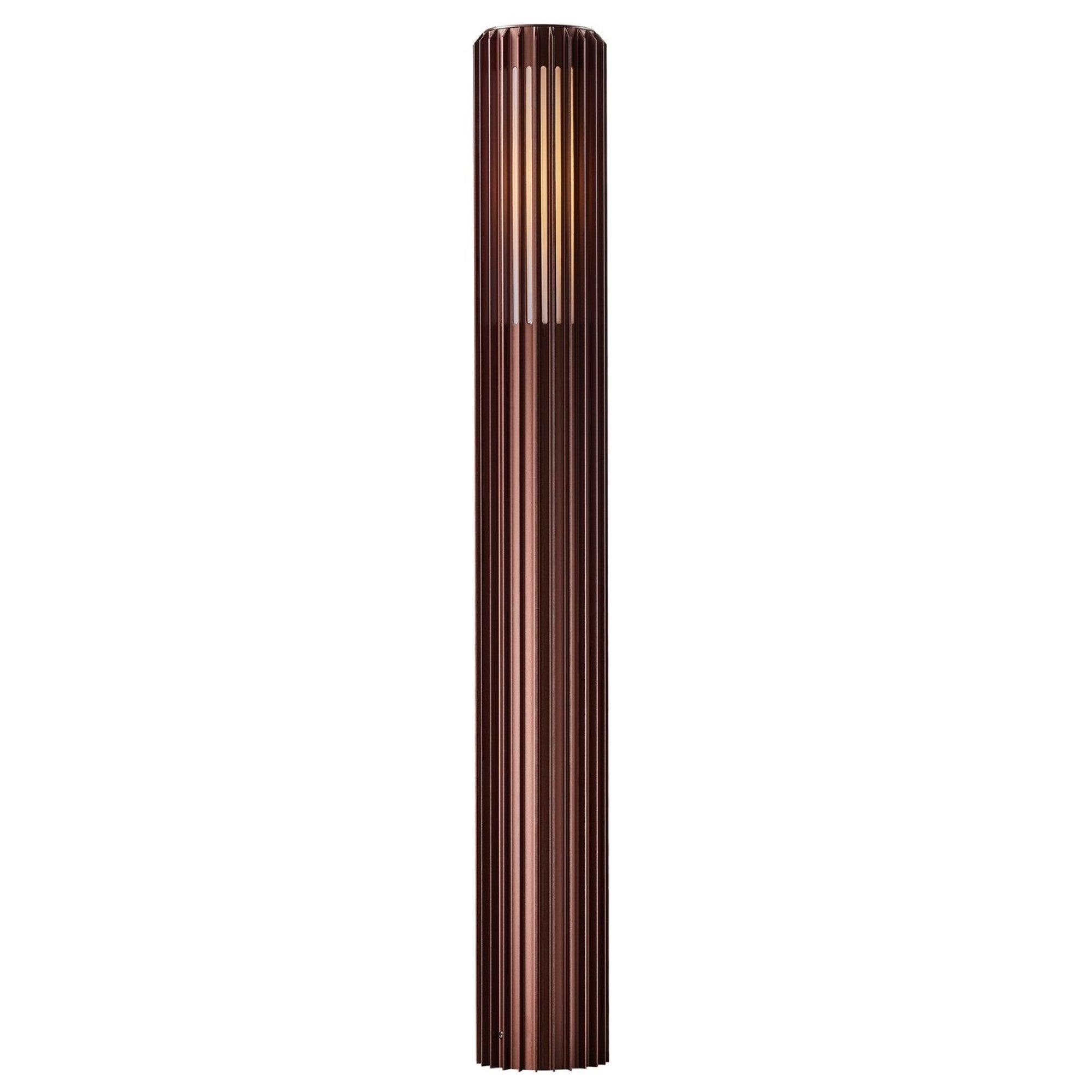 Nordlux Buitenlamp Aludra seaside paal H 95 cm bruin metallic