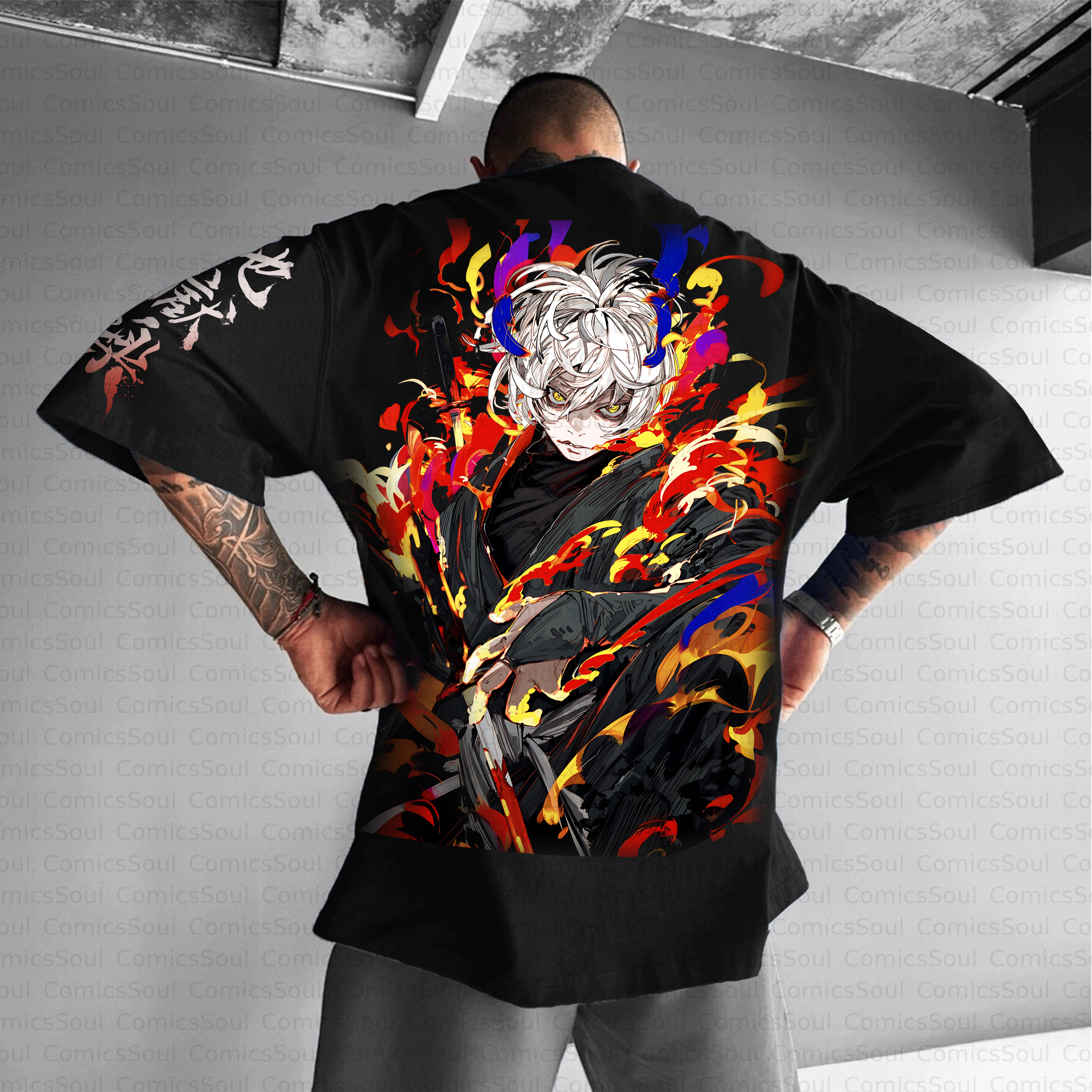 Unisex Anime Inspired Vintage T-Shirt