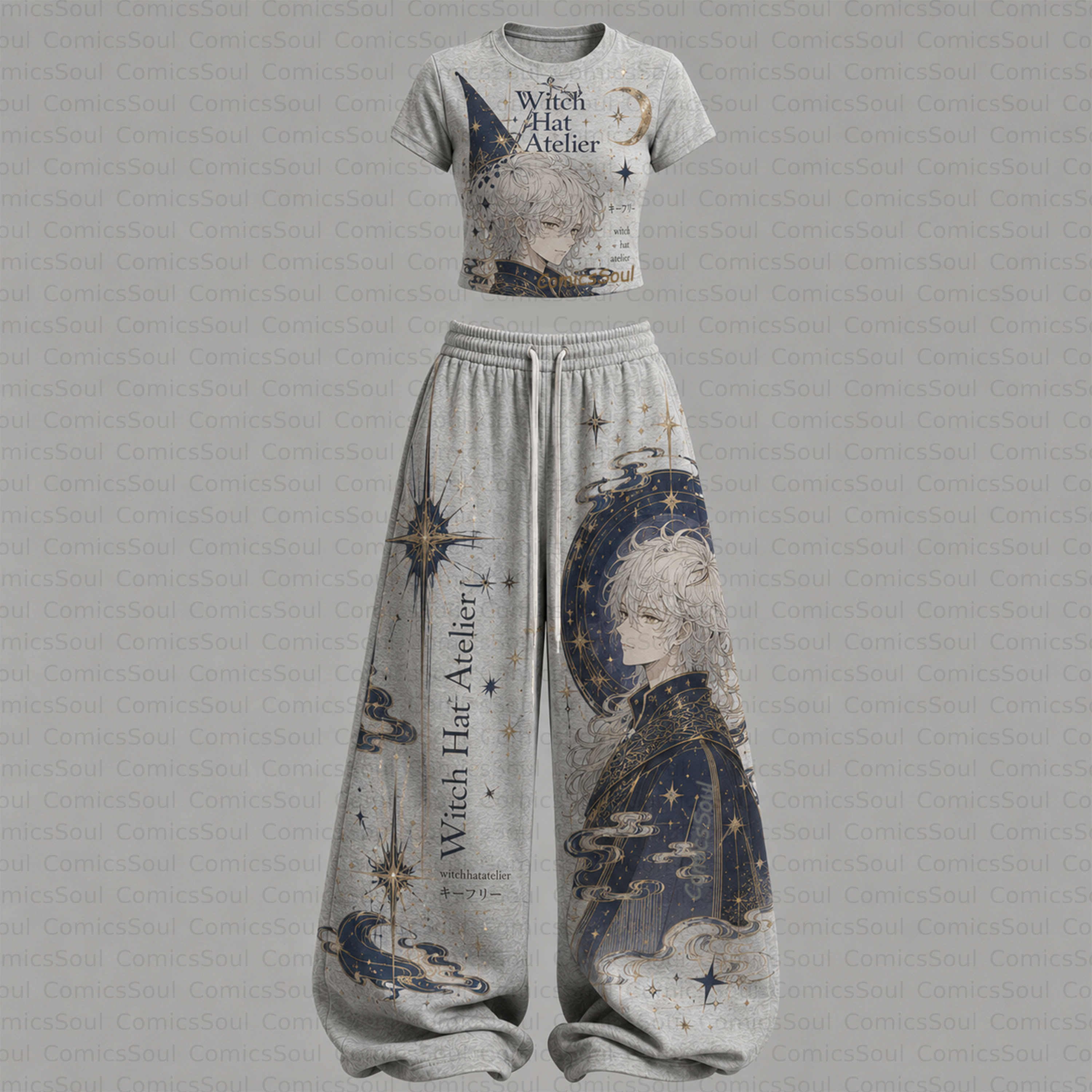 Witch Hat Atelier T-Shirt & Elasticated Trousers Two-Piece Set