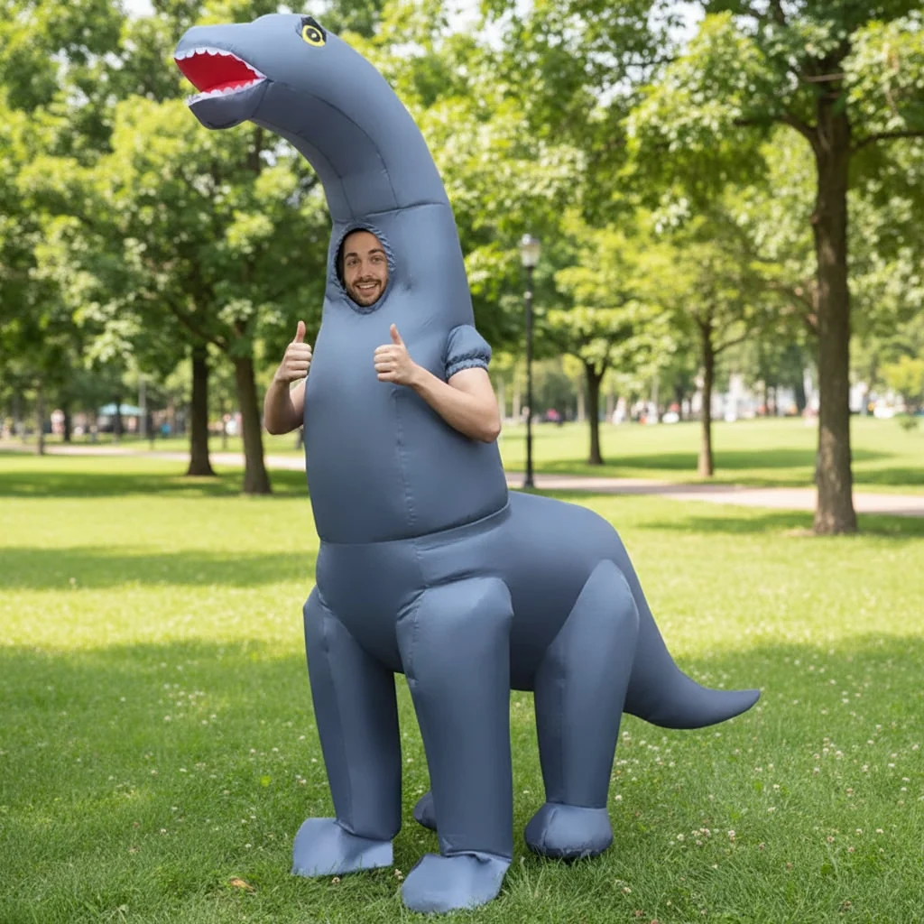 Halloween Costumes Inflatable Dinosaur Funny Costume Rave