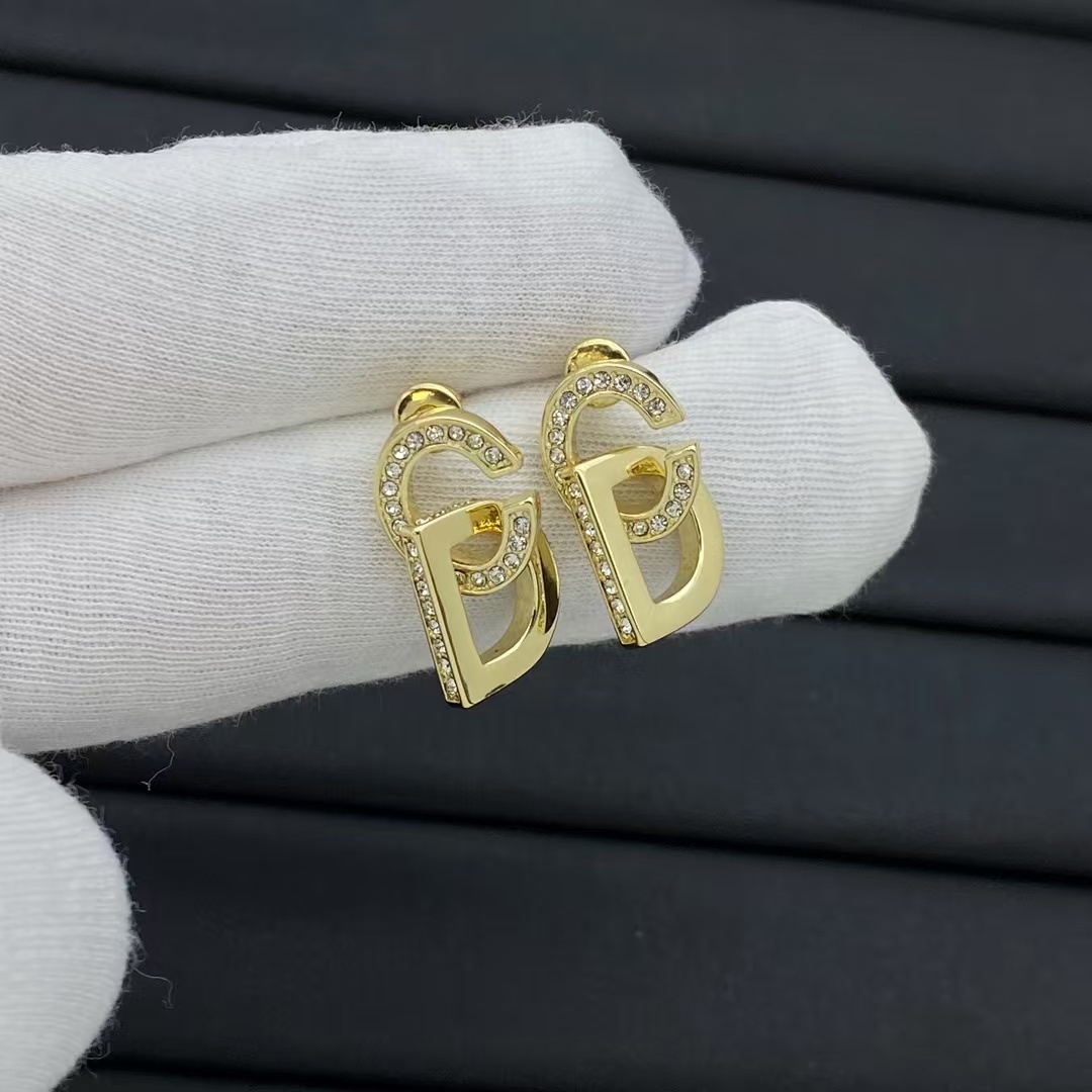 Dior Separate CD Letter Stud Earrings - Original Replica Club