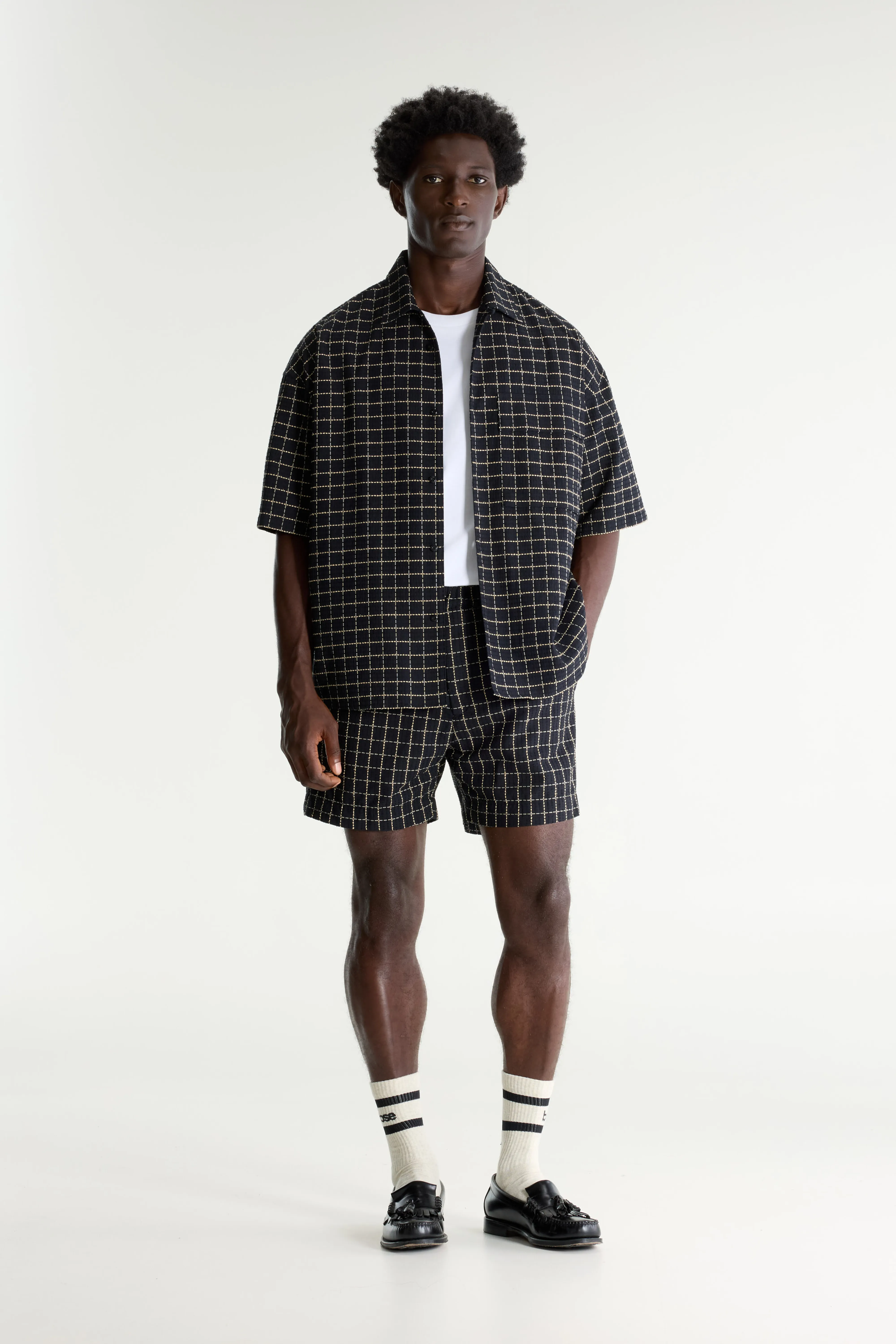 Bellerose Prime short-sleeve shirt (261 / M / CHECK A)