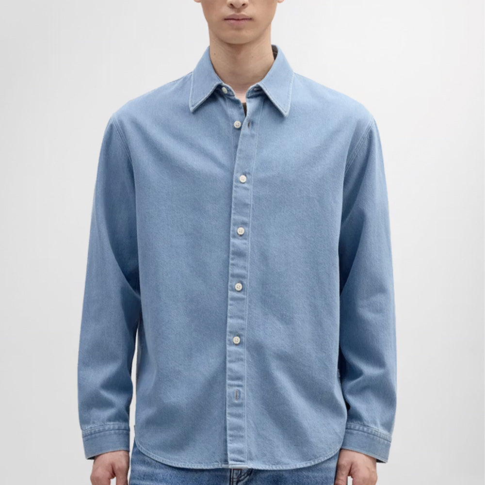 NN07 - Chemise Casper 50033 - Bleu Denim