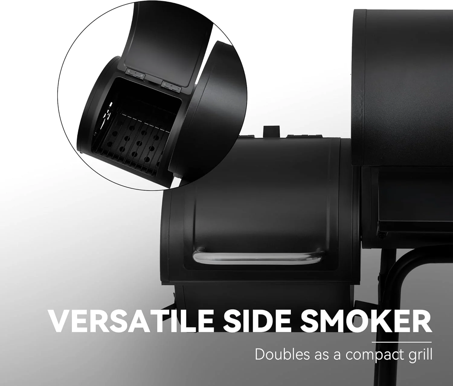 Royal Gourmet CC1830S BBQ Charcoal Grill and Offset Smoker 823 Square Inch cooking surface