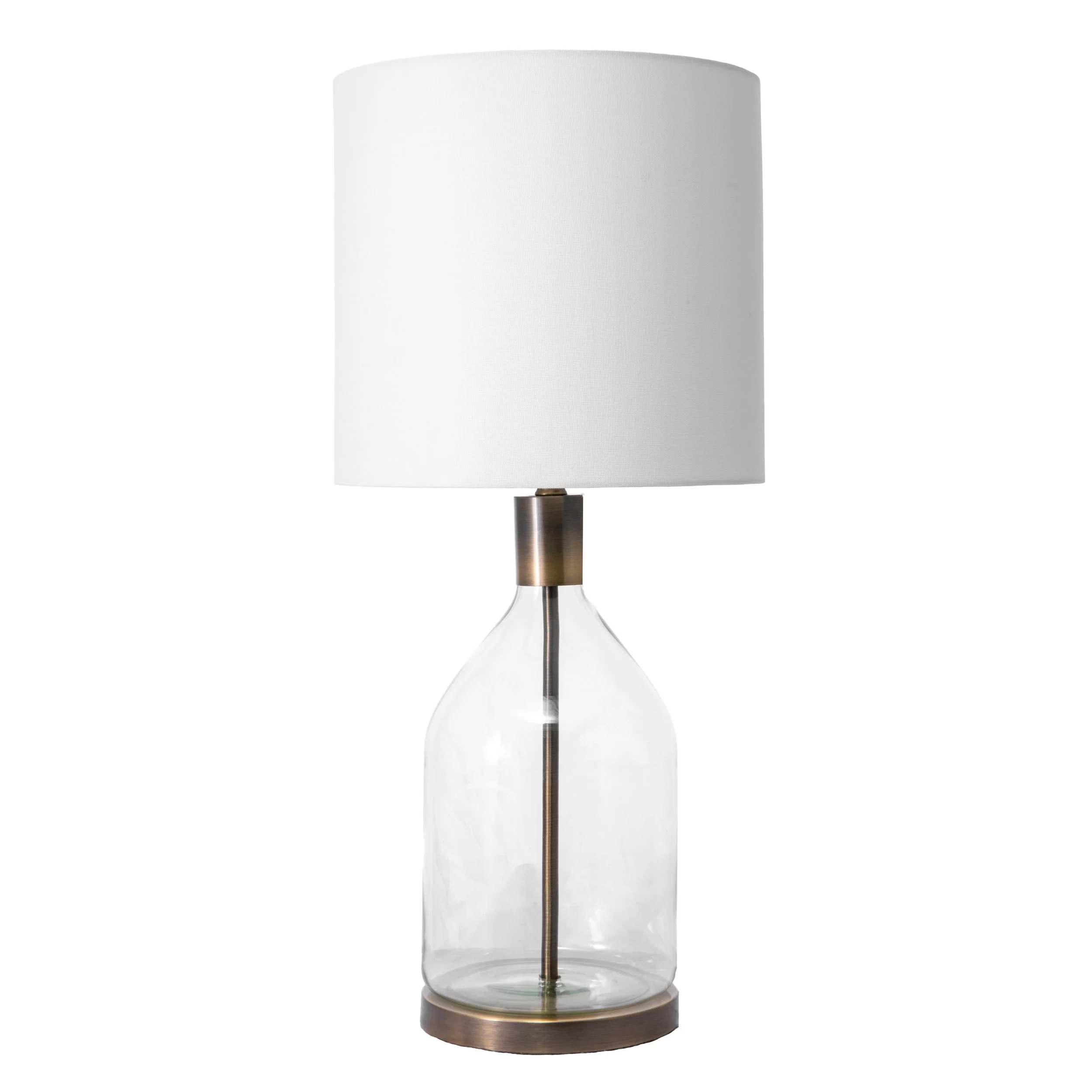 nuLOOM Vista 29" Glass Table Lamp, 29" H x 12" W x 12" D, Gold - image 2