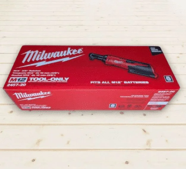 Milwaukee M12 Cordless 3/8 in Ratchet, 35 ft-lbs, 250 RPM, Bare Tool - 2457-20 - Image 3 Milwaukee M12 Cordless 3/8 in Ratchet, 35 ft-lbs, 250 RPM, Bare Tool - 2457-20 - Image 3