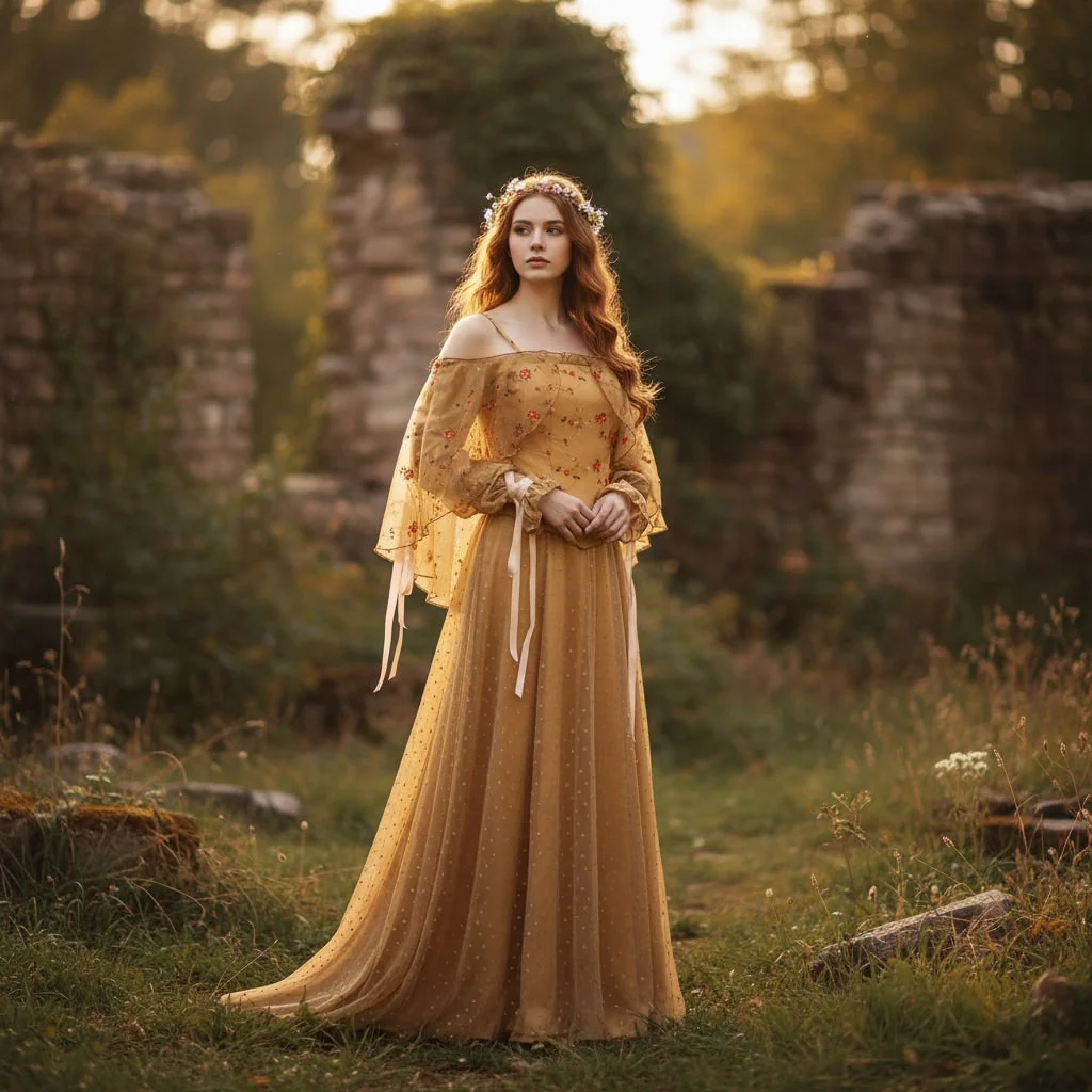 Halloween Costumes Adult Medieval Fantasy Dress - Image 2 Halloween Costumes Adult Medieval Fantasy Dress - Image 2