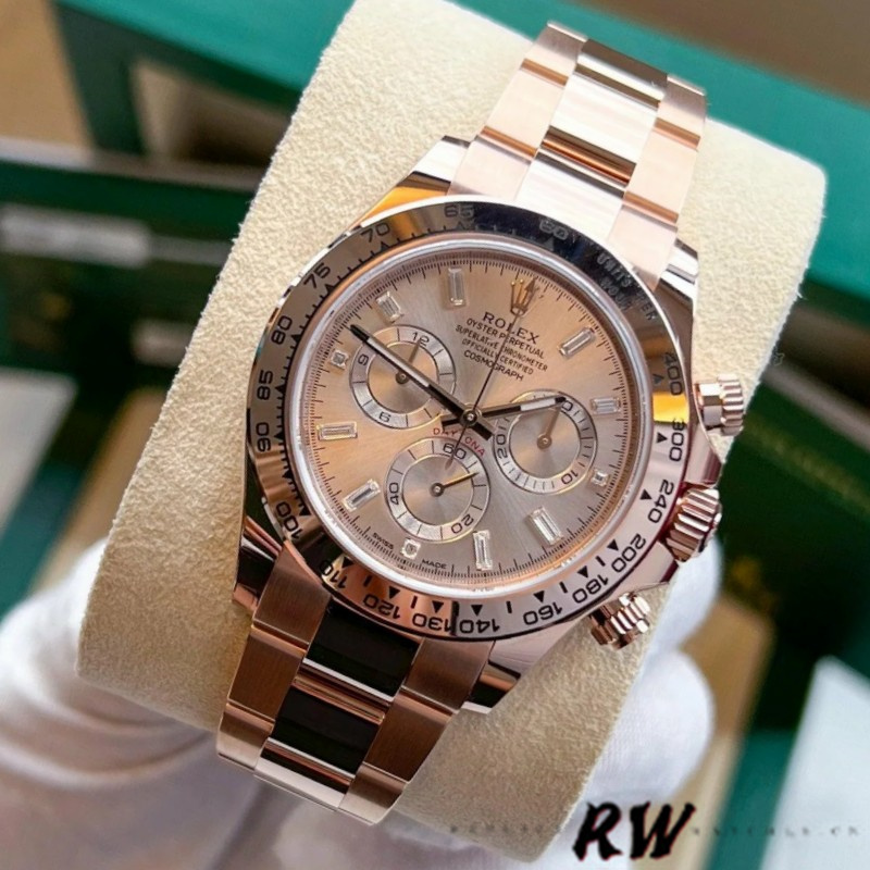 Rolex Daytona m116505 Everose Gold Sundust Pink Dial 40MM Mens Replica Watch