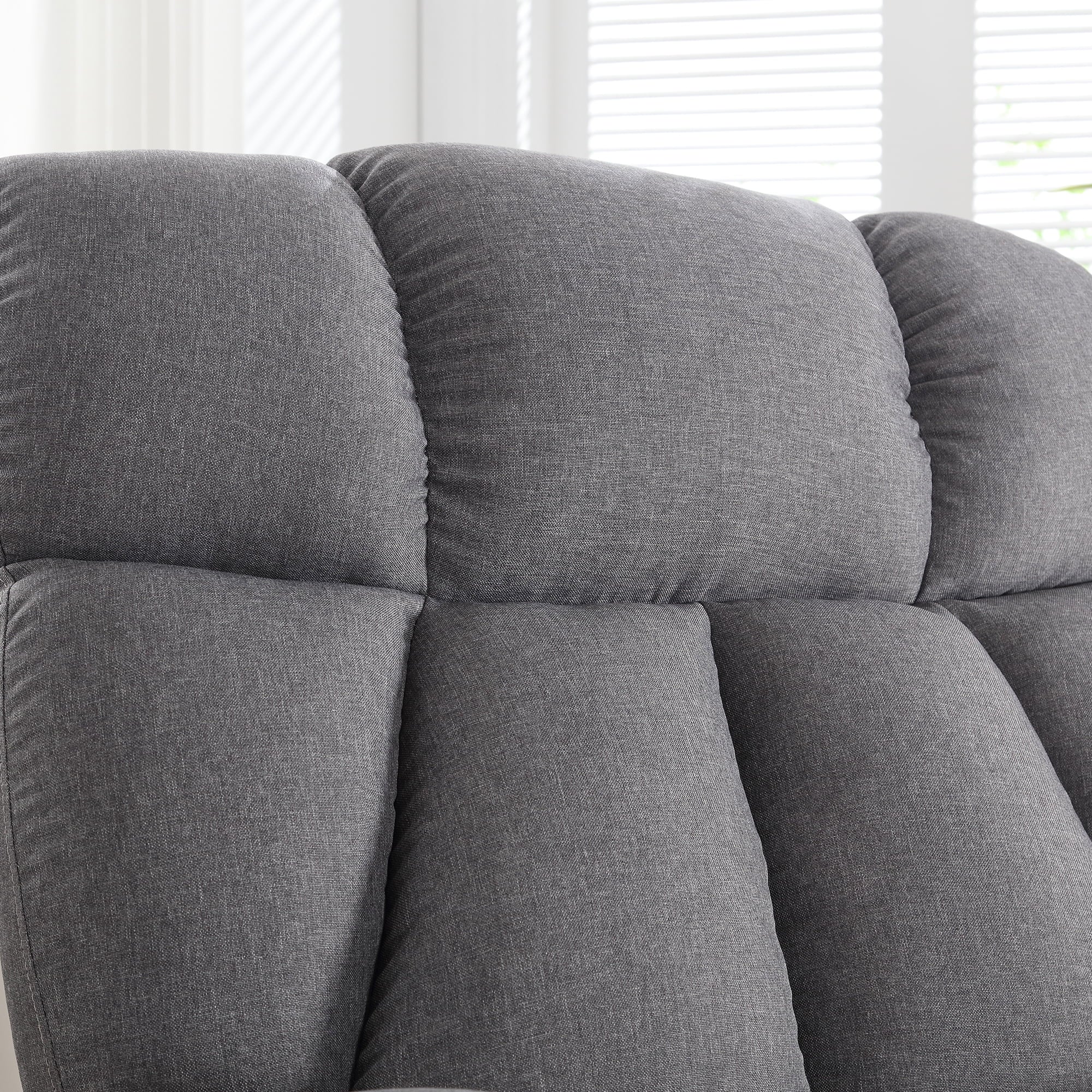 JONPONY Power Lift Recliner Chair Recliners for Elderly with Heat and Massage Recliner Chair for Living Room with Infinite Position and Side Pocket,USB Charge Port,Grey - Image 13