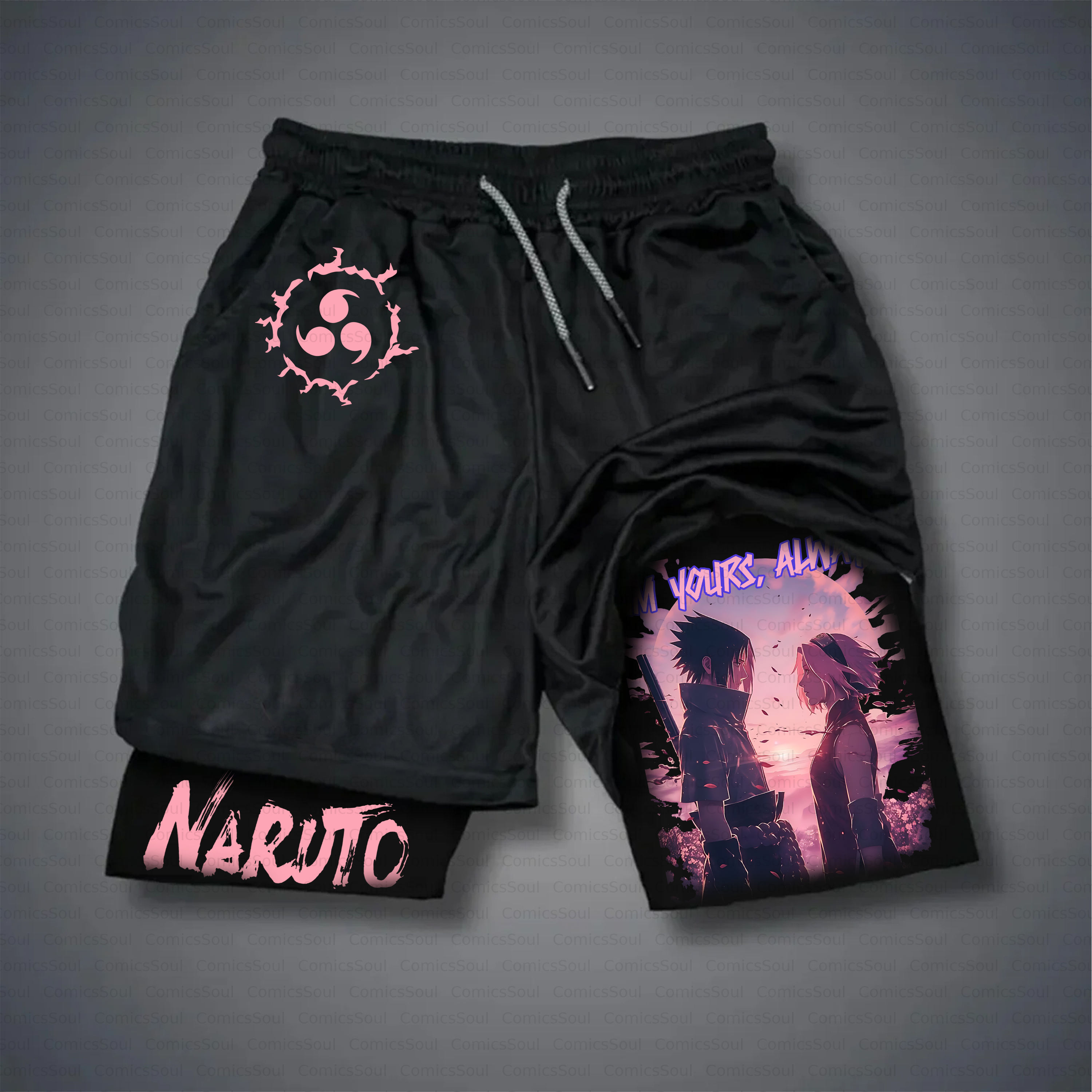 Unisex Casual Anime Style Shorts