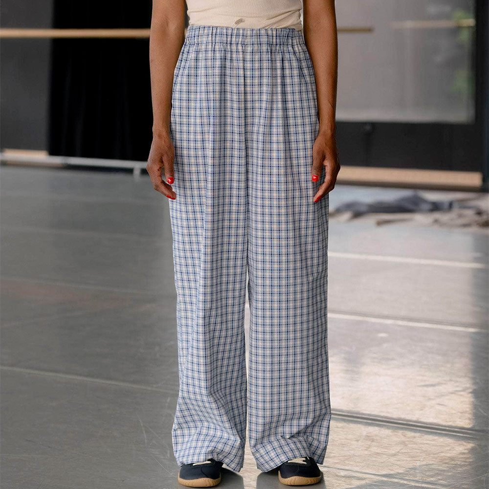 Baserange - Pantalon Claude - Blue Check