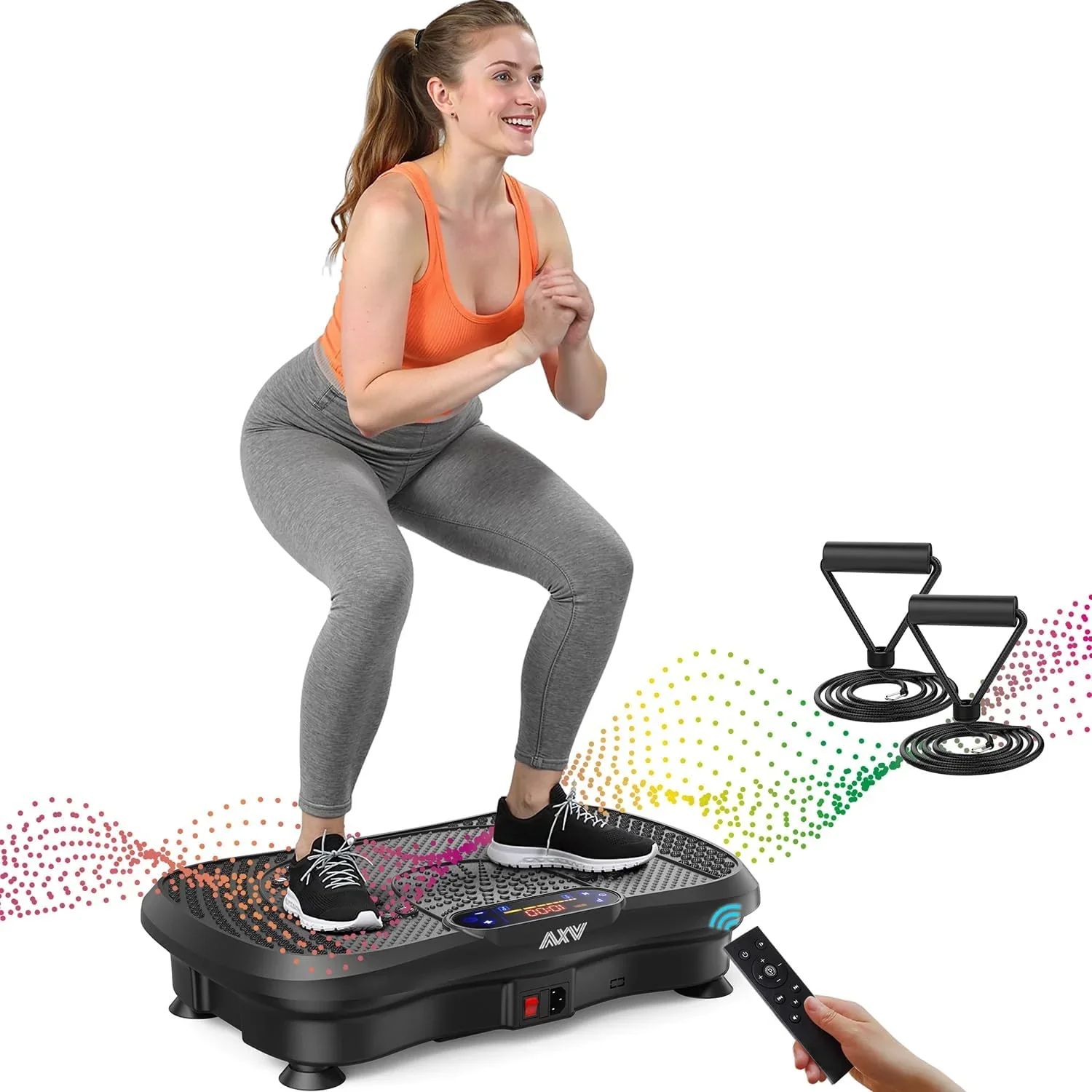 AXV Vibration Plate Fitness Platform Trainer Suitable for men and women to lose weight