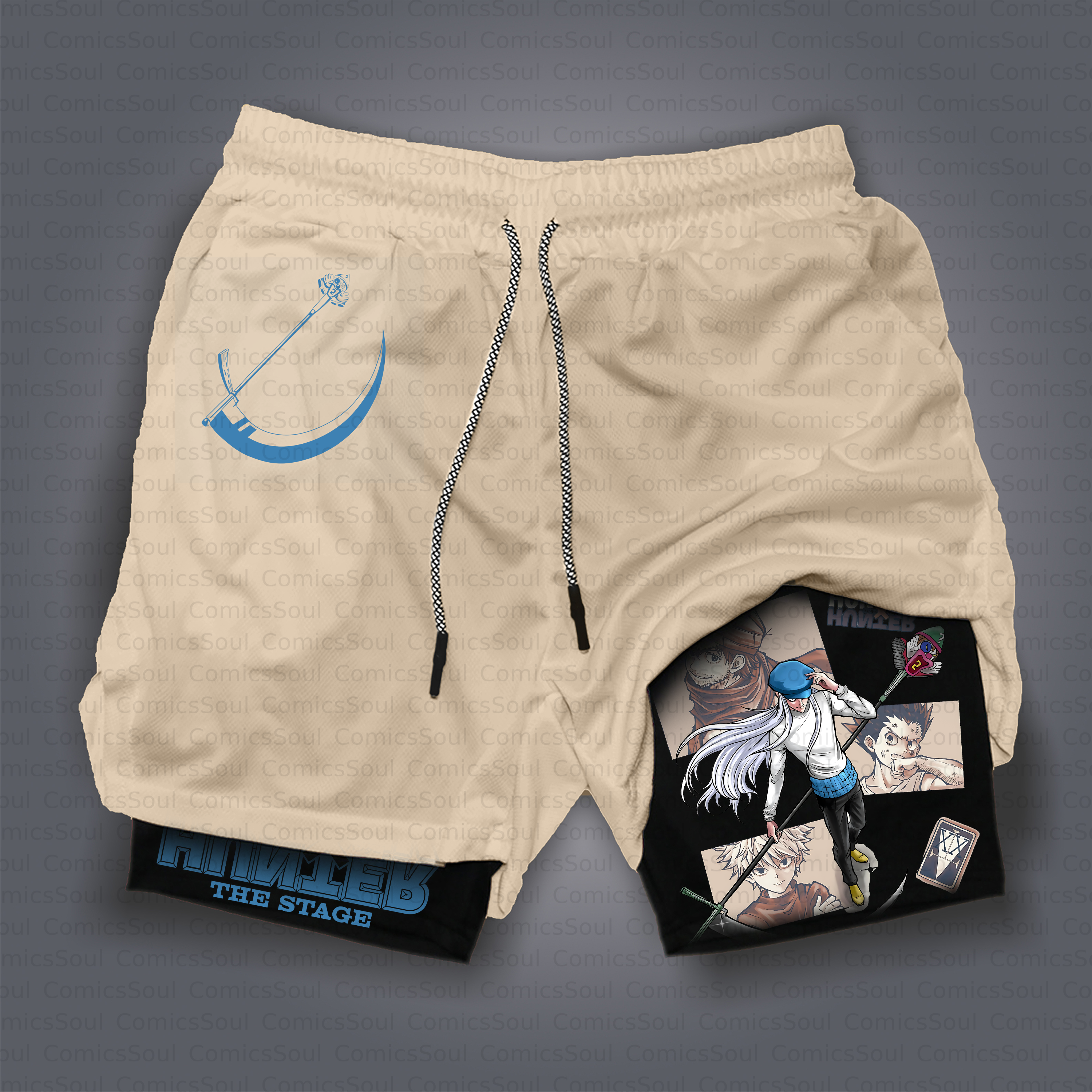 Unisex Casual Anime Style Shorts