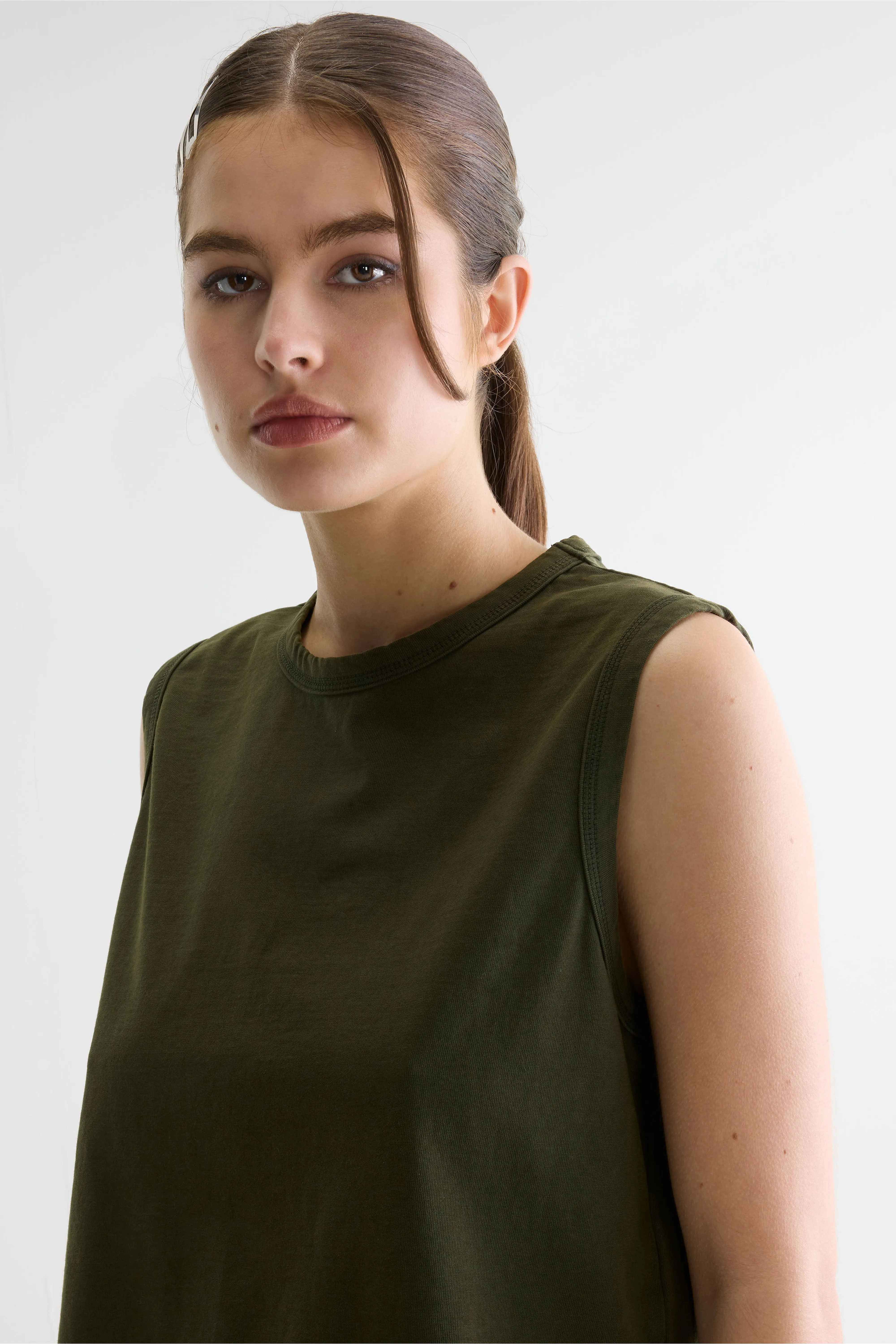 Bellerose Cuare regular tank top (261 / W / MOSS)