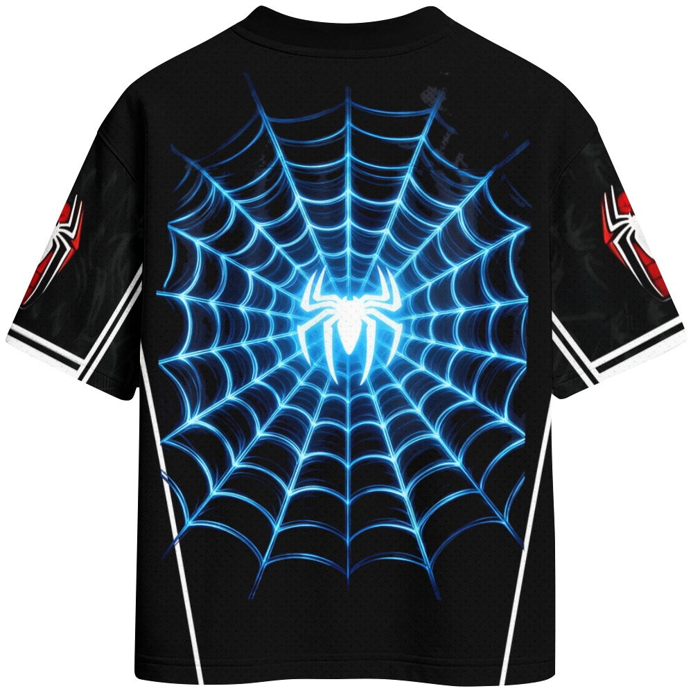 Spider-Man Crew Neck Football Jersey