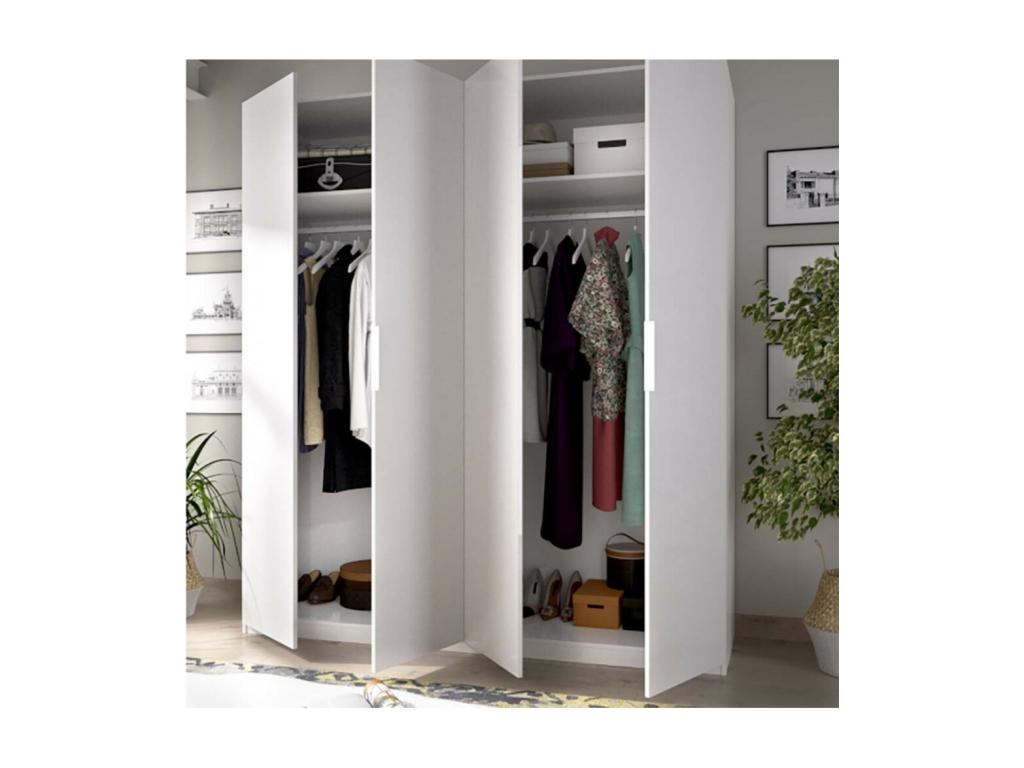 Armario Low Cost 4 puertas Tucasago Brillo