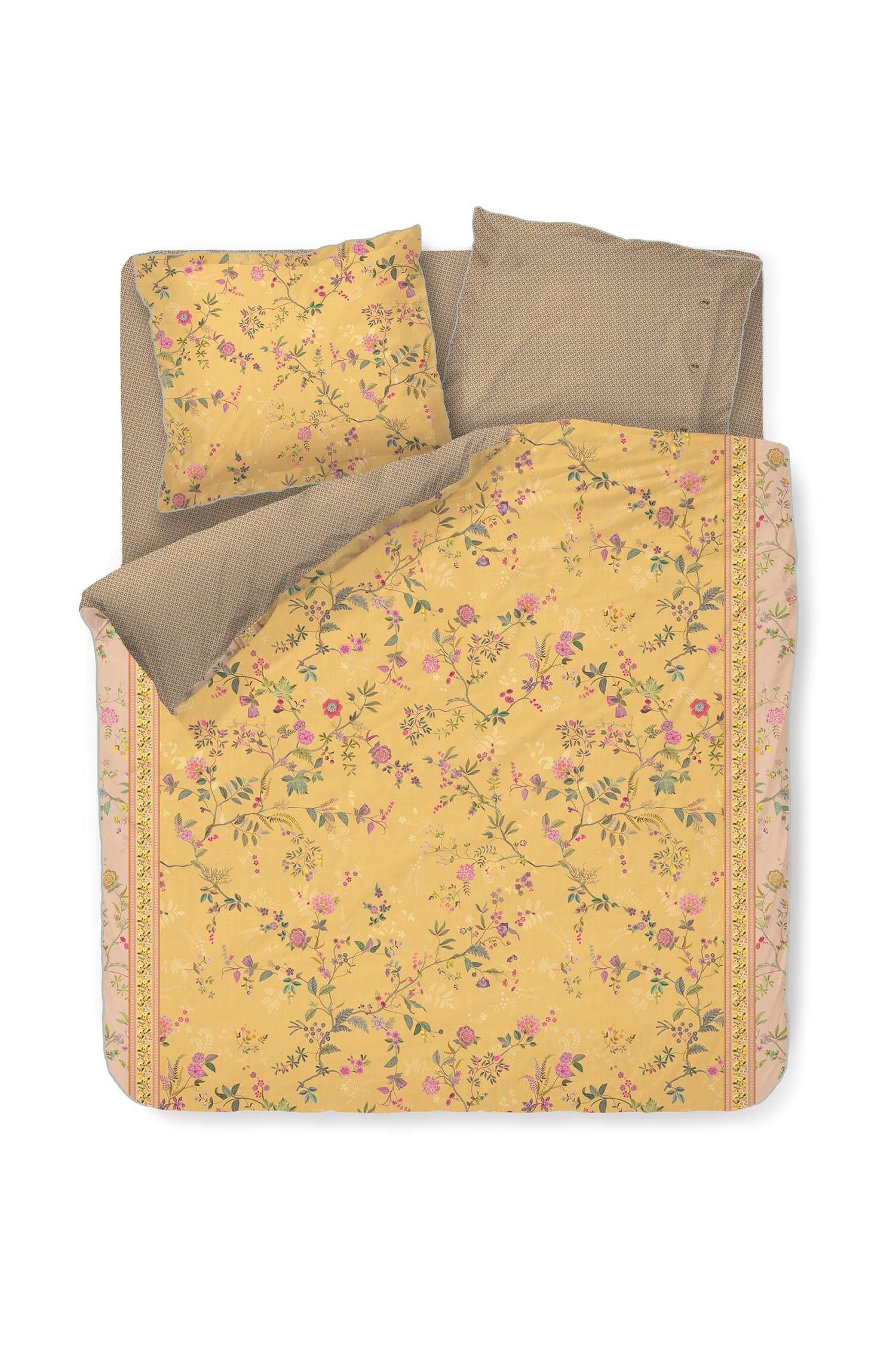 Duvet Cover Set Bodhi Flower Yellow