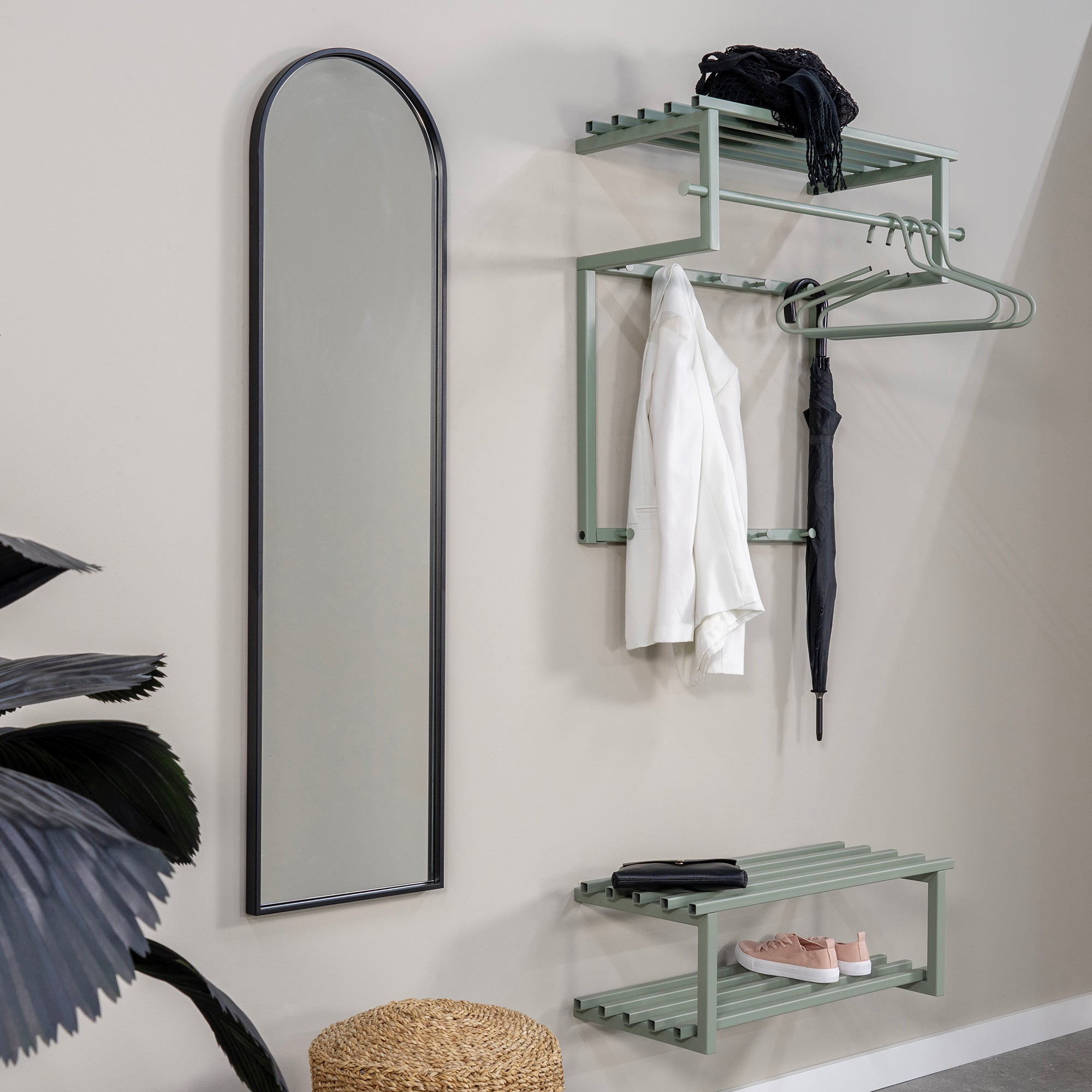 Spinder Design Rizzoli Wandkapstok - Dusty Green