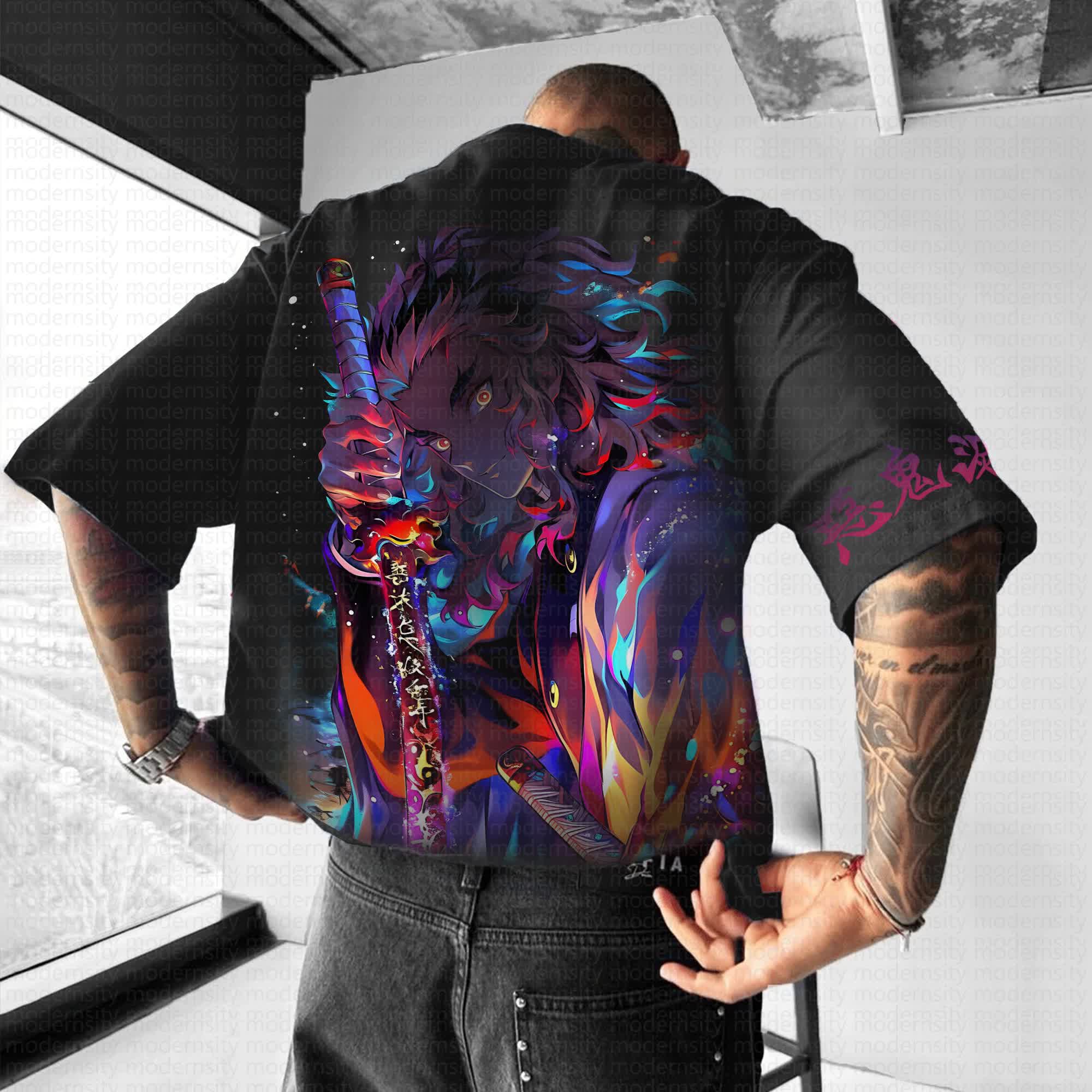 Unisex Anime Inspired Vintage T-Shirt丨Comicssoul