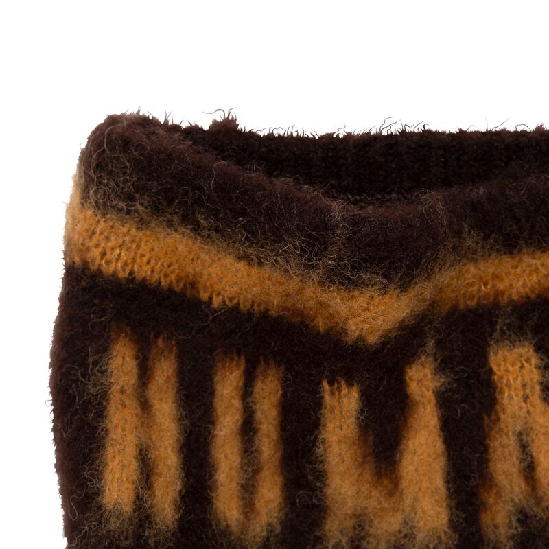 HUMAN MADE SHAGGY KNIT LOGO BAND