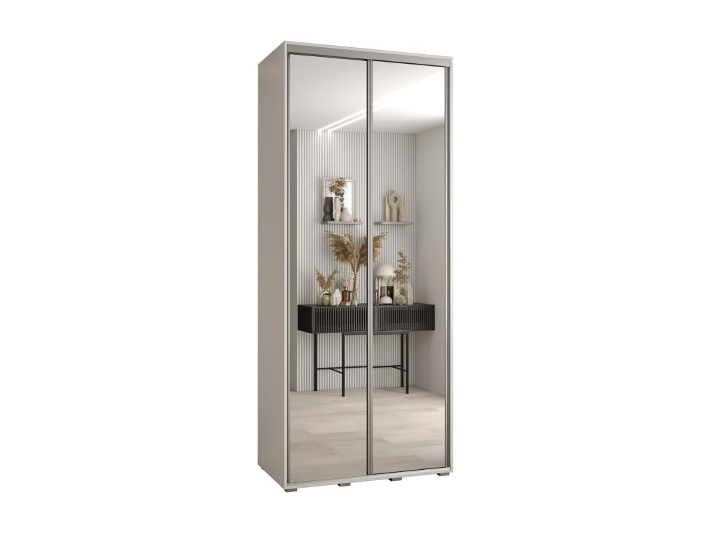 ARMARIO Cozetiq 2 DE PUERTAS CORREDERAS 235 - 2/120/45 2 puertas Blanco/Blanco/Plata