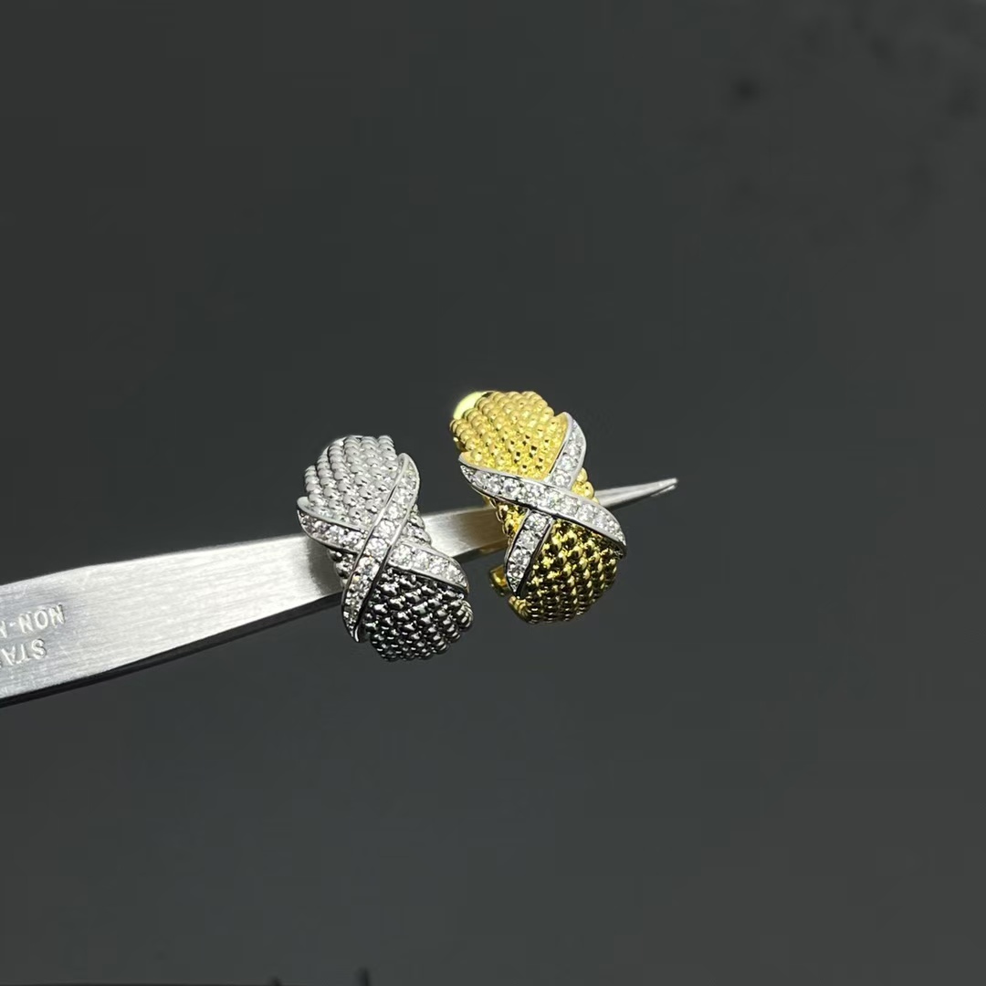Tiffany Rope Six-Row Ear Clips Earrings - Original Replica Club